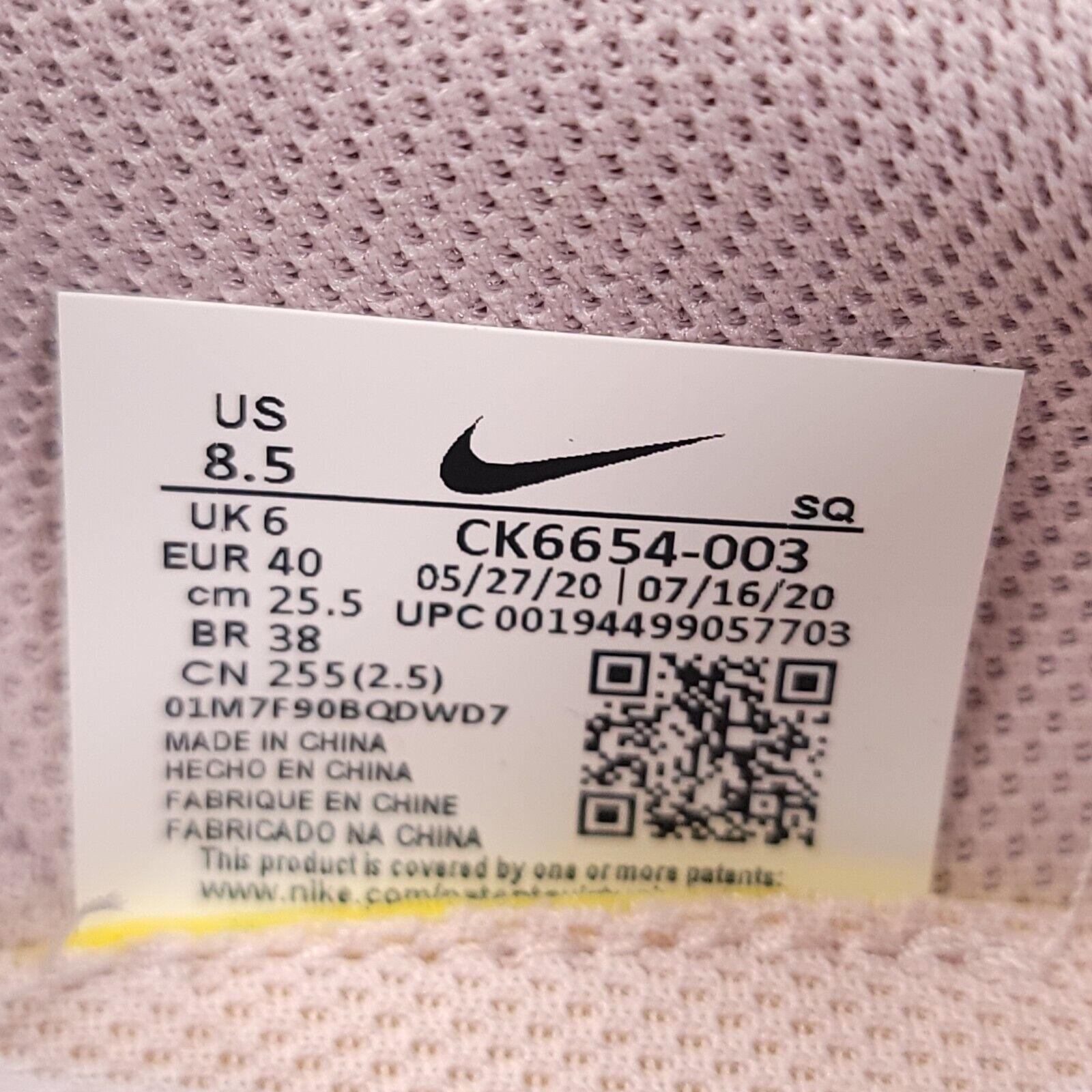 Nike Nike Dunk Low Disrupt Shoe Womens Size 8.5 CK6654-003 Pink Size US 8.5 / IT 38.5 - 8 Thumbnail