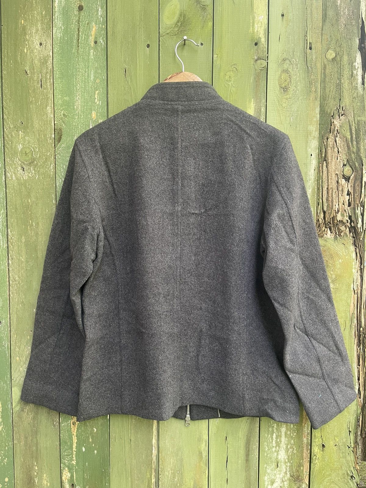 Designer × Japanese Brand Lautréamont Men Charcoal Wool Zip Jacket Size US M / EU 48-50 / 2 - 5 Thumbnail