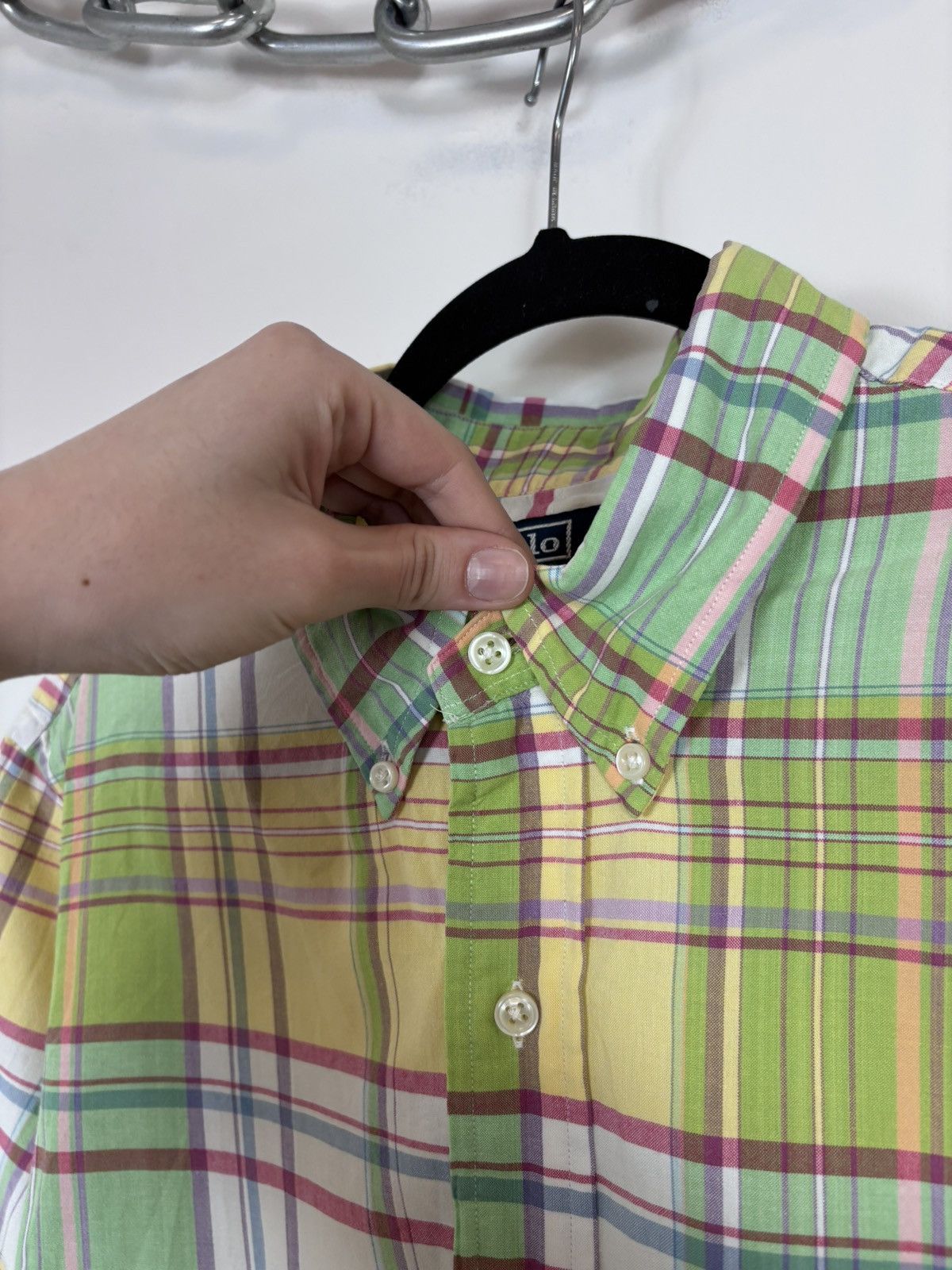 Polo Ralph Lauren Polo Ralph Lauren Vintage Men’s Check Short Sleeve Shirt Size US L / EU 52-54 / 3 - 5 Thumbnail