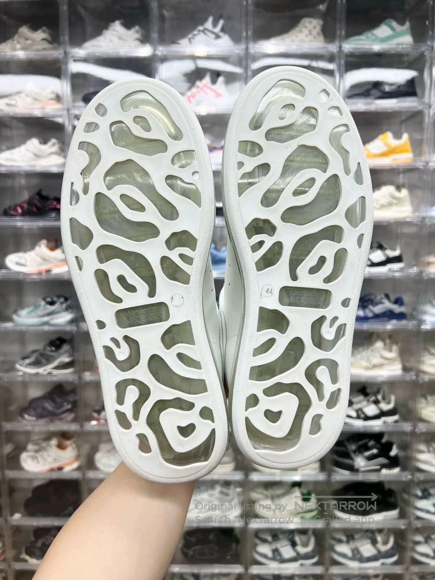 Alexander McQueen MCQ White Sole Air Cushion Sneakers Size 44. Size US 10.5 / EU 43-44 - 8 Thumbnail