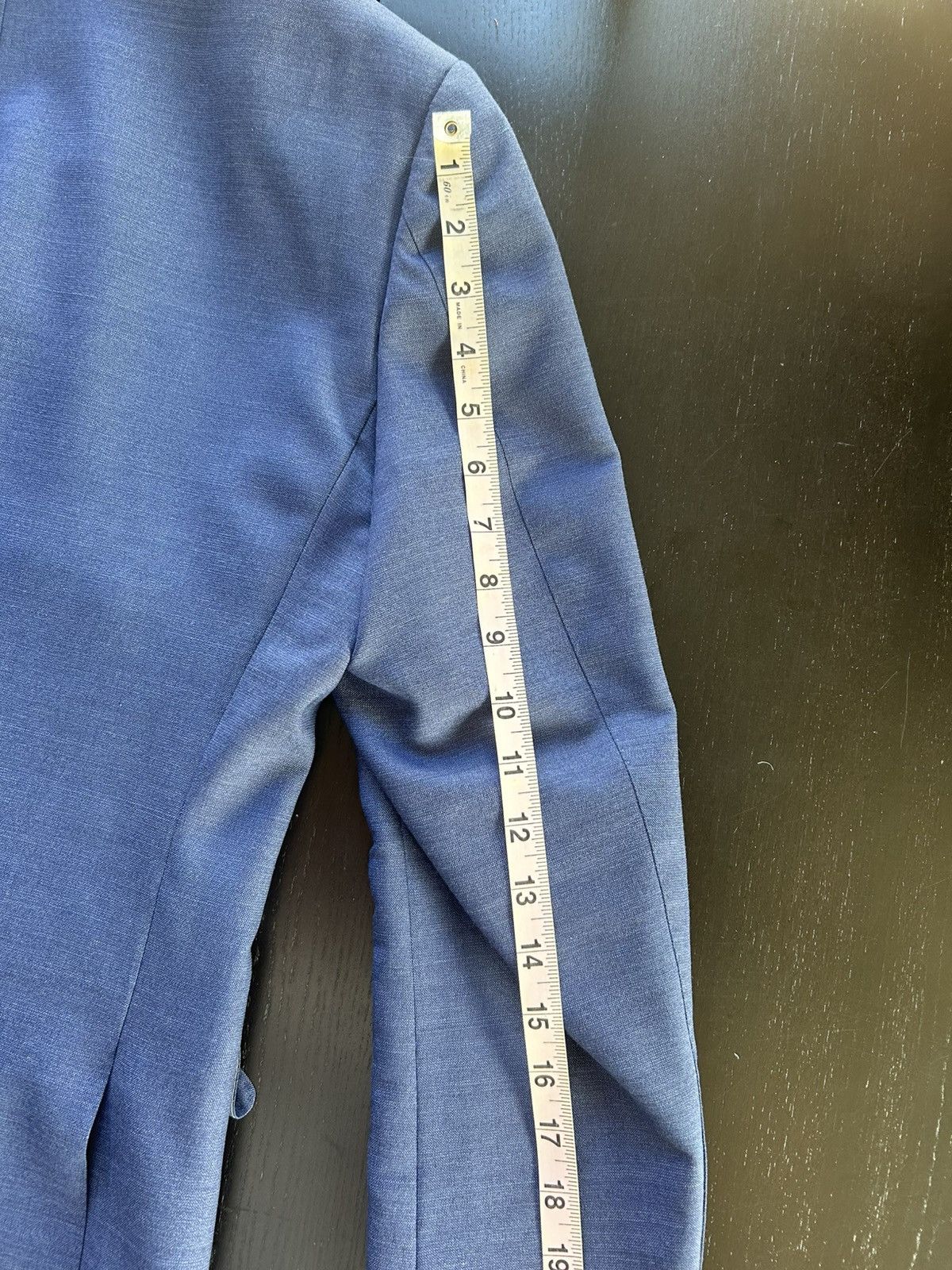 Suitsupply × Vitale Barberis Canonico Suitsupply men’s full blue suit- jacket and trousers Size 36S - 6 Thumbnail