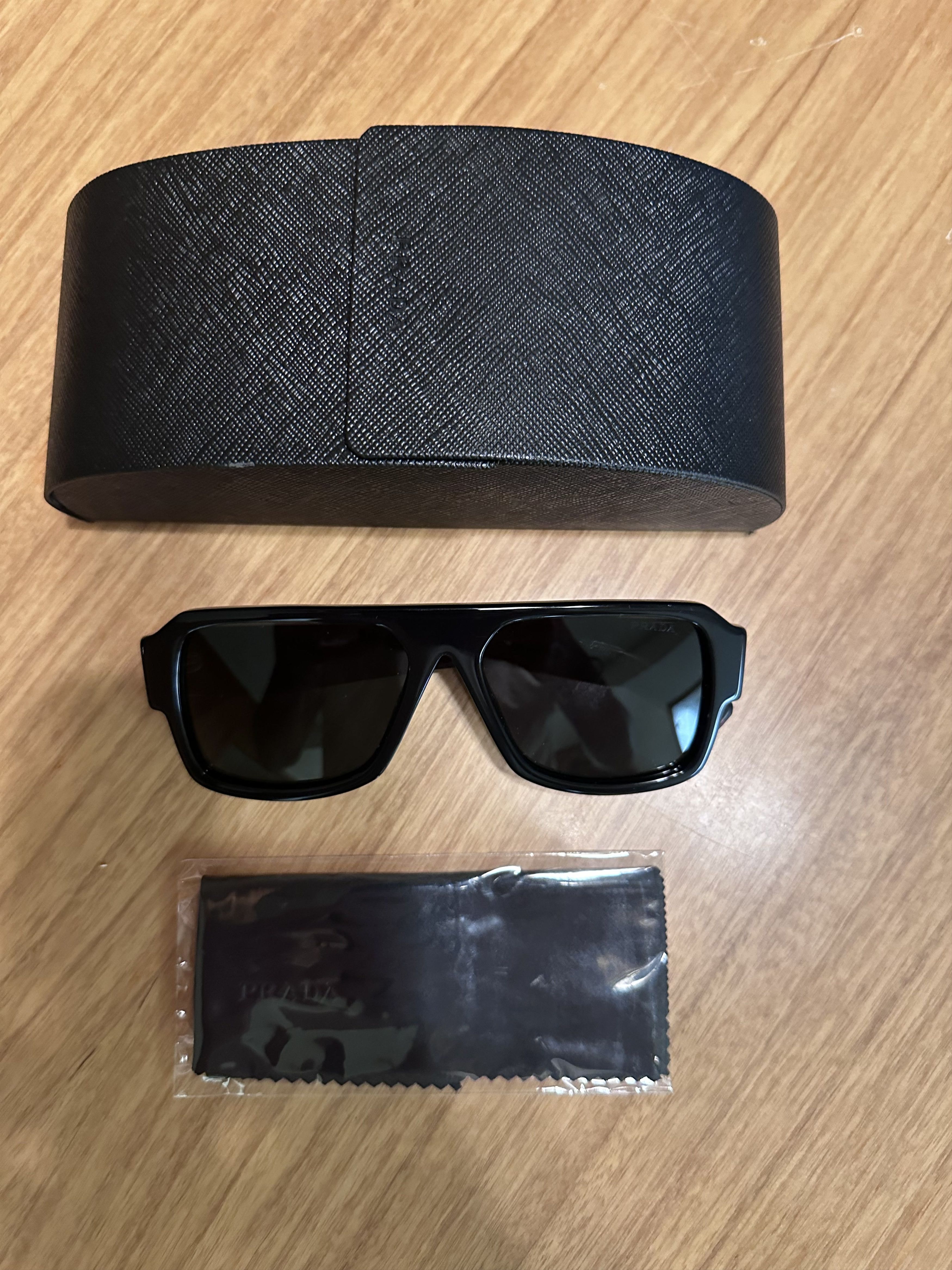 Prada Mask Sunglasses Size ONE SIZE - 5 Thumbnail