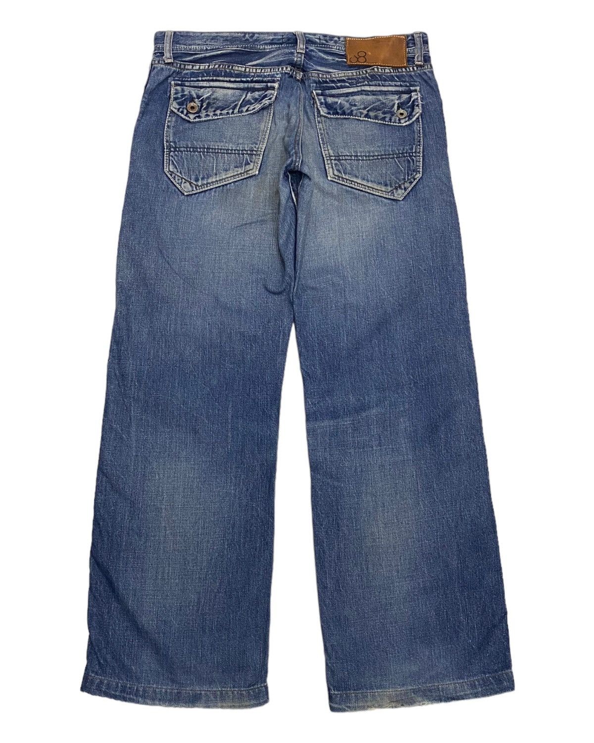 Beauty Beast × Hysteric Glamour 🔥JOHN BULL DISTRESSED BAGGY DENIM JEANS Size US 34 / EU 50 - 2 Thumbnail