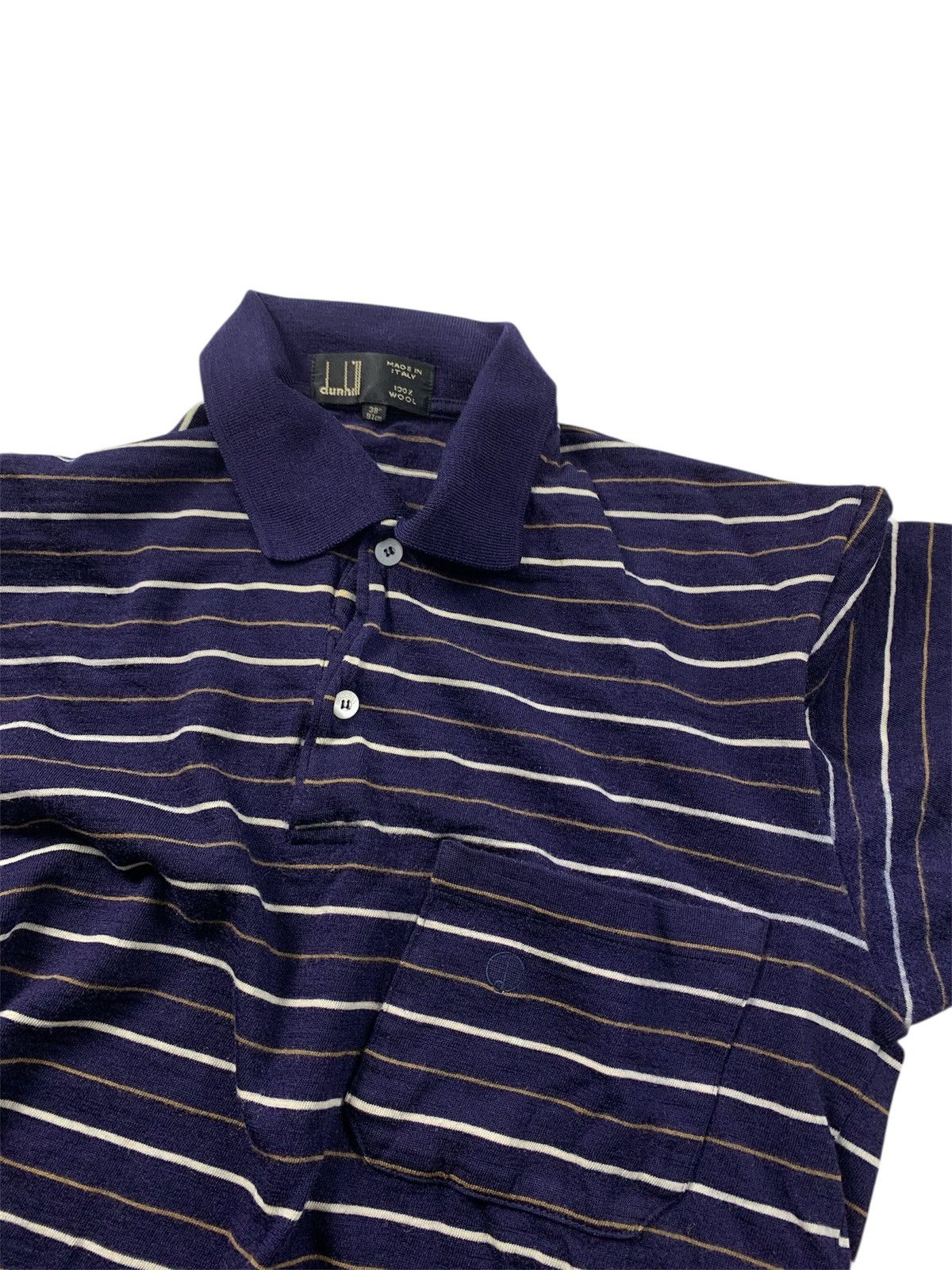 Alfred Dunhill Dunhill L/S stripe Polo shirt Size US S / EU 44-46 / 1 - 2 Thumbnail