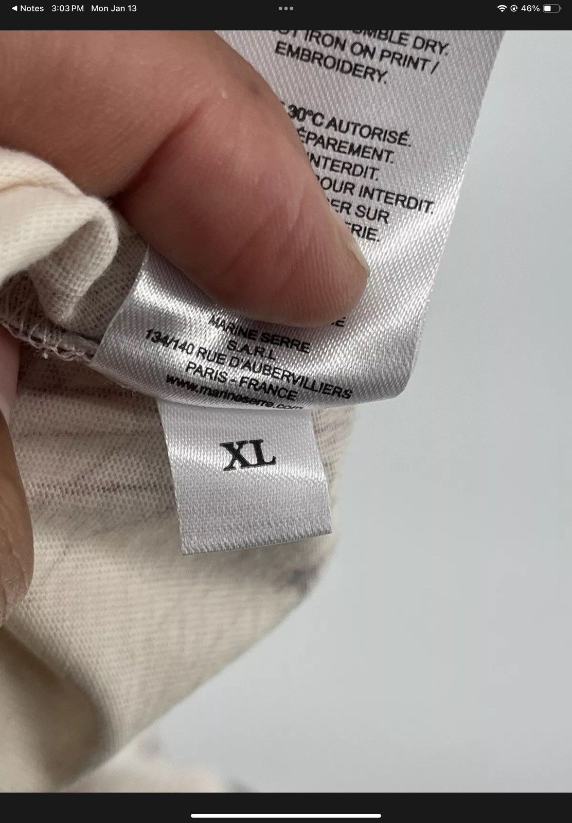 Marine Serre Marine Serre Geotic Relaxed Long-Sleeve Top Dragon Logo Size XL / US 12-14 / IT 48-50 - 12 Thumbnail