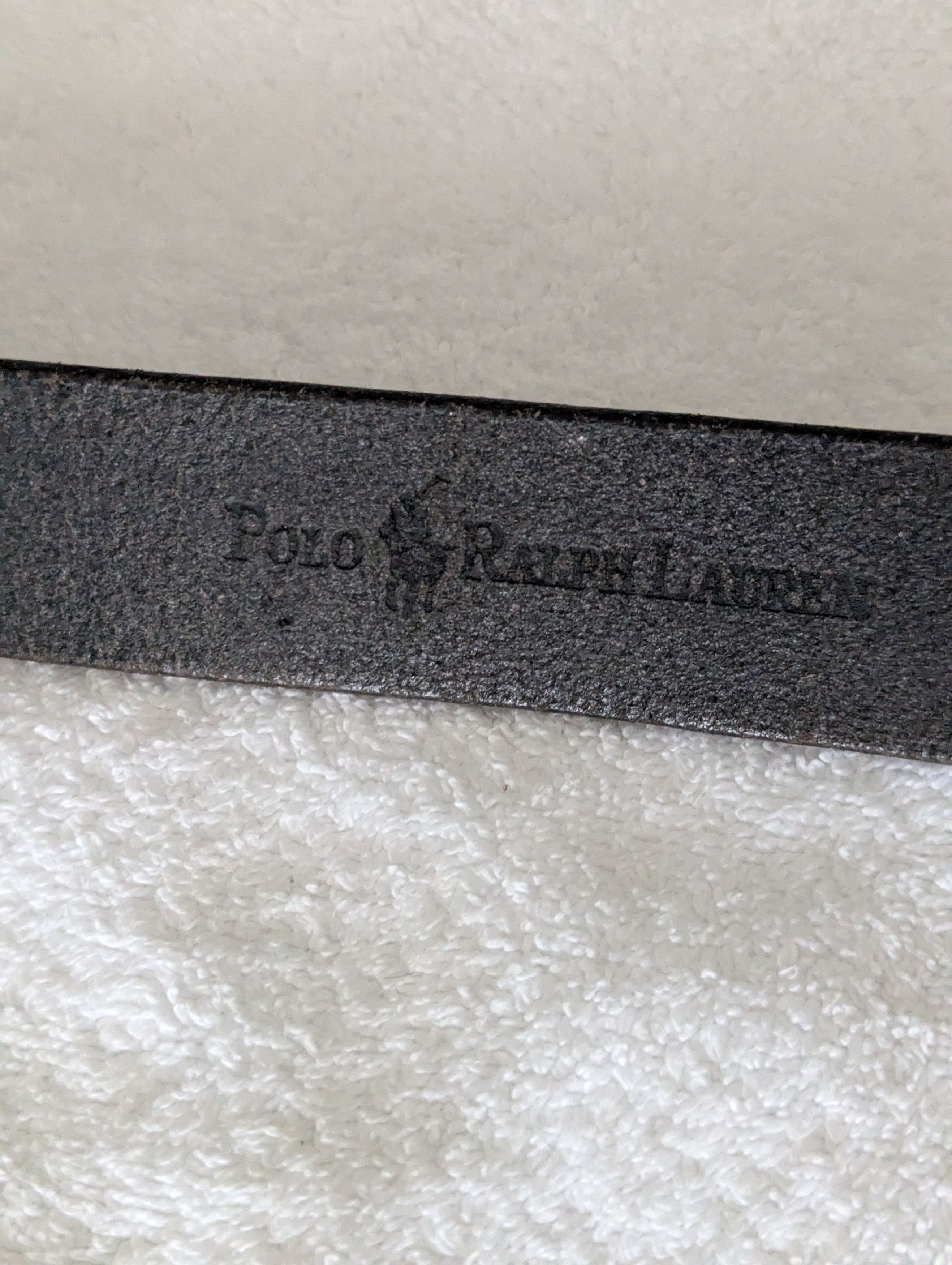Polo Ralph Lauren Heavy Belt Leather Size 38 - 4 Thumbnail