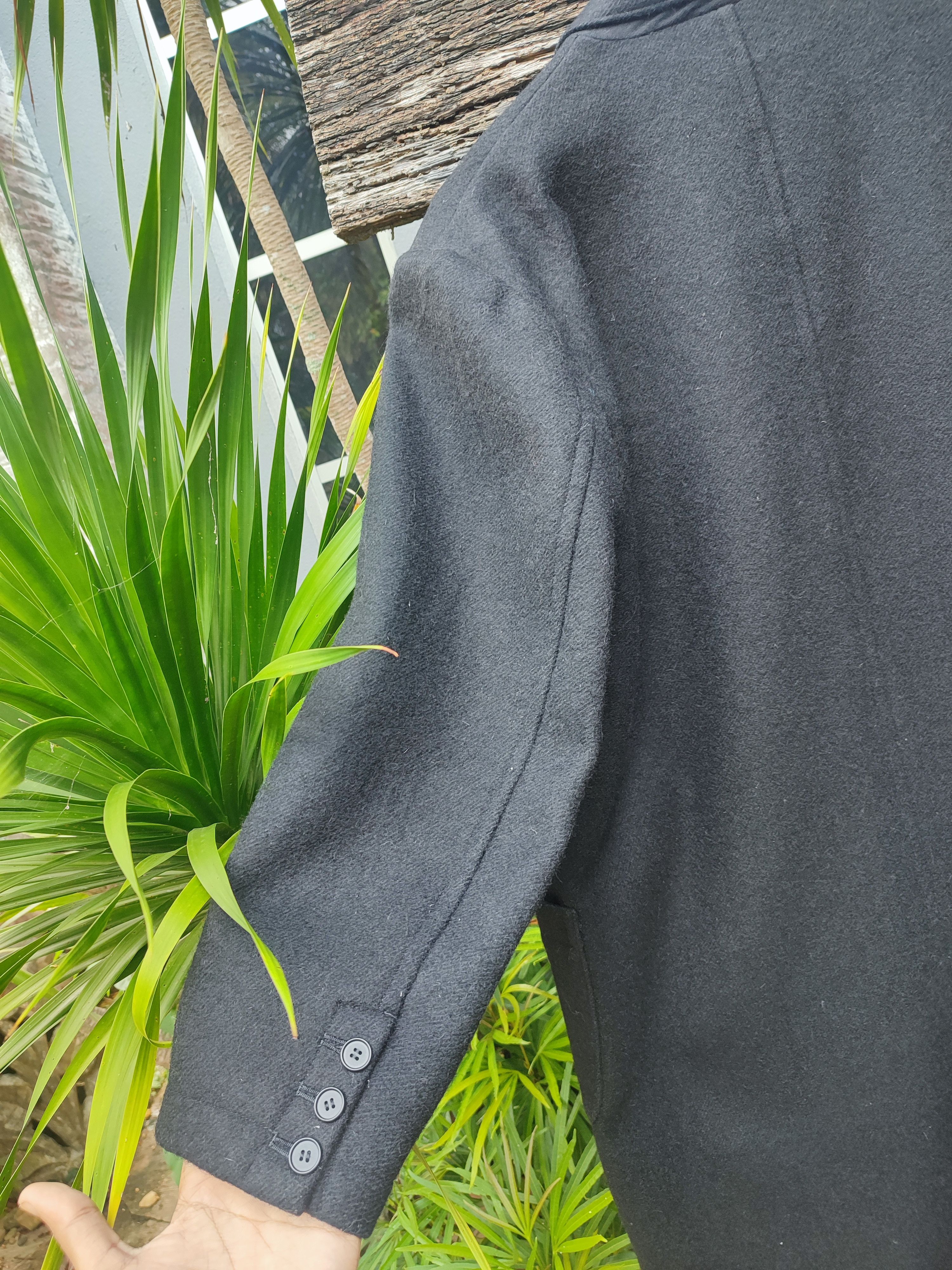 Yohji Yamamoto Y’s by Yohji Yamamoto Charcoal Wool Oversized Overcoat Size US XL / EU 56 / 4 - 19 Thumbnail
