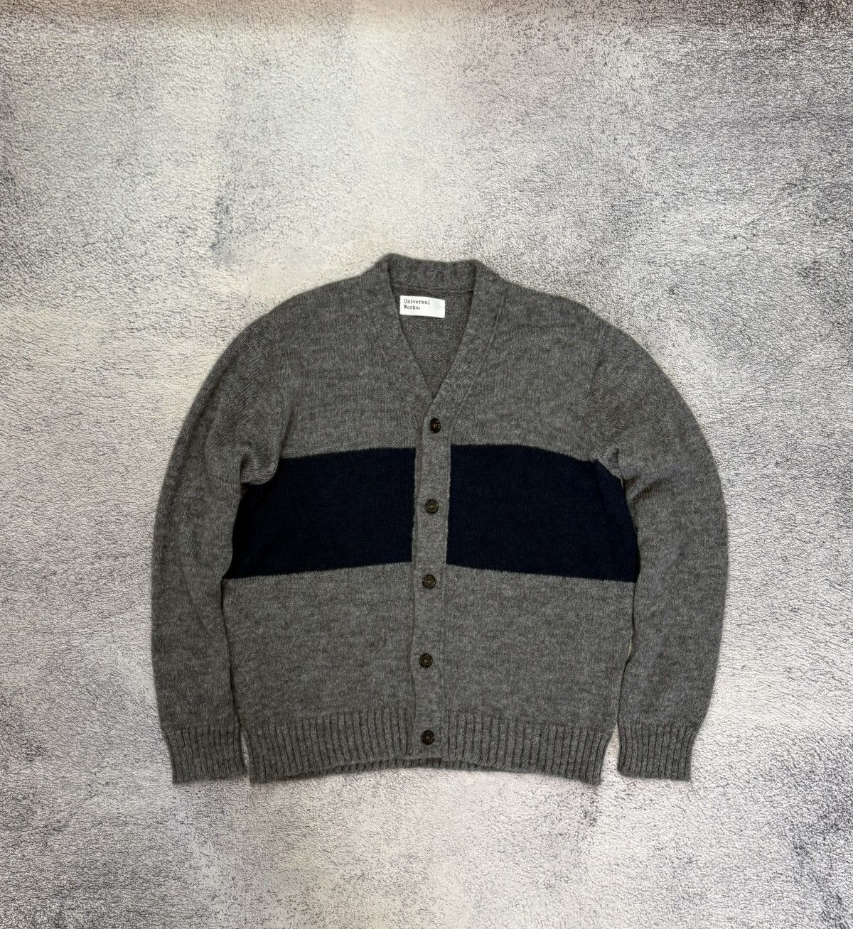 Universal Works Universal Works Mohair Cardigan Men L V-Neck Knit Sweater Size US L / EU 52-54 / 3 - 1 Thumbnail
