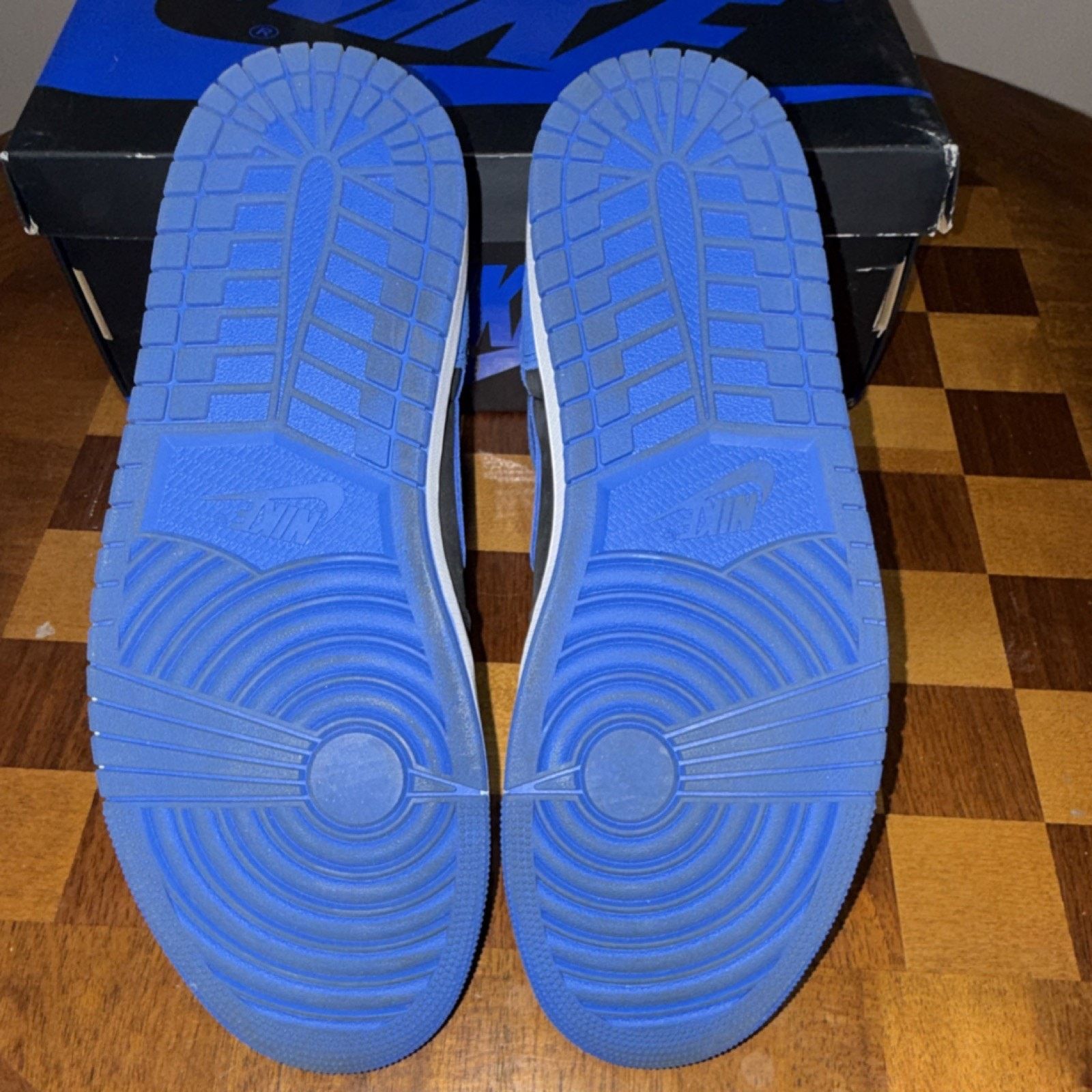 Nike Air Jordan 1 Retro High OG Royal Black Blue Men’s 11.5 OGbox Size US 11.5 / EU 44-45 - 5 Thumbnail