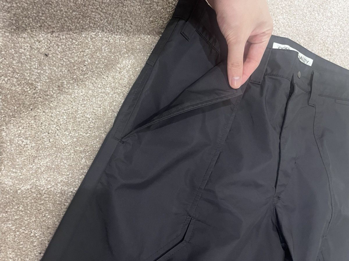Japanese Brand Oppose Duality 8 Pocket Panel Nylon Trousers Black SS24 Size US 30 / EU 46 - 4 Thumbnail
