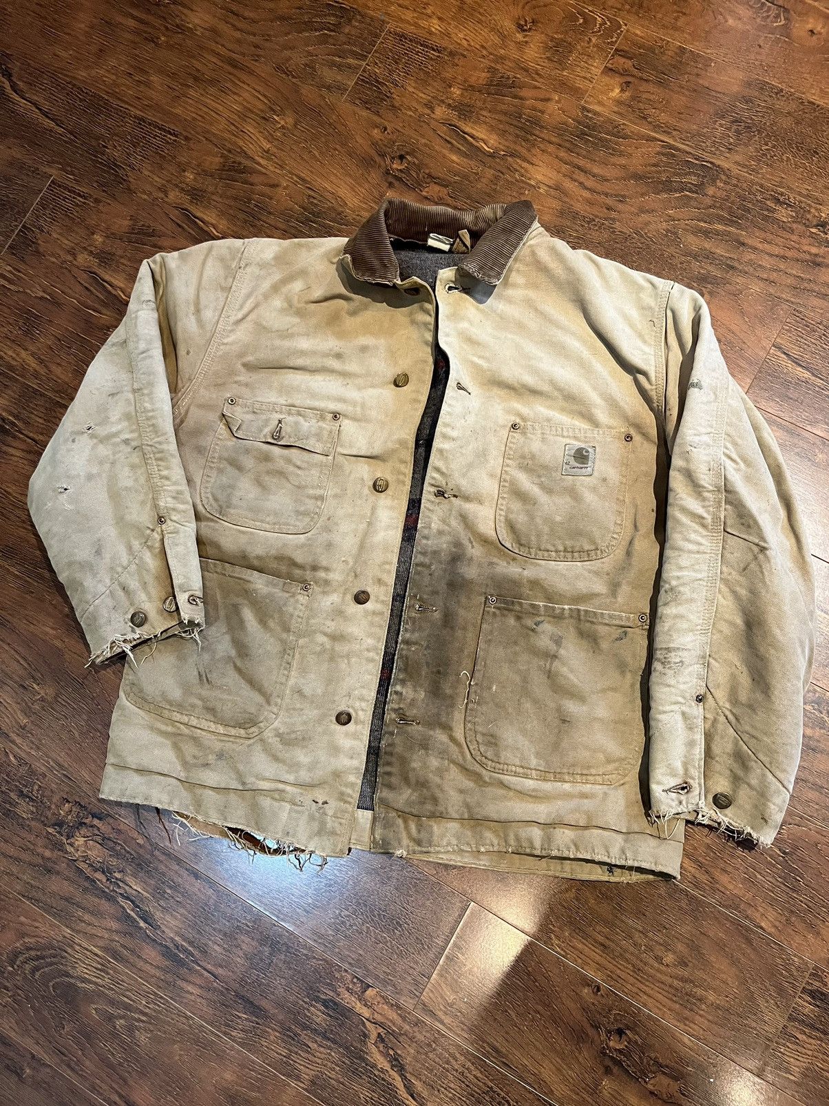 Image of 80's Carhartt Brown Jacket, Men's (Size XL)