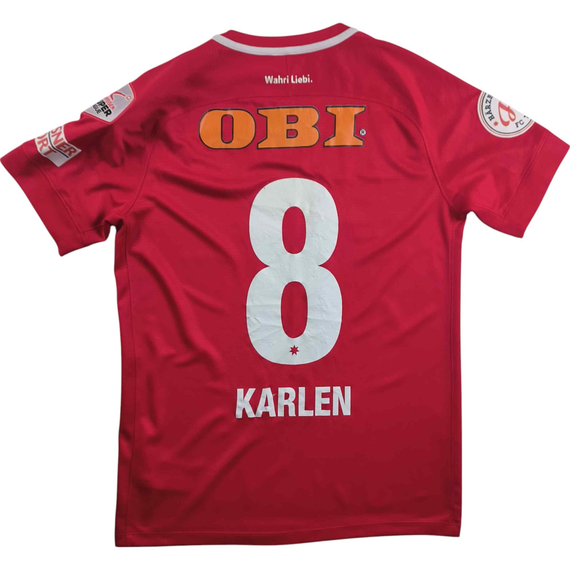 Nike FC Thun 2018-19 Nike home Grégory Karlen football jersey M Size US M / EU 48-50 / 2 - 1 Thumbnail