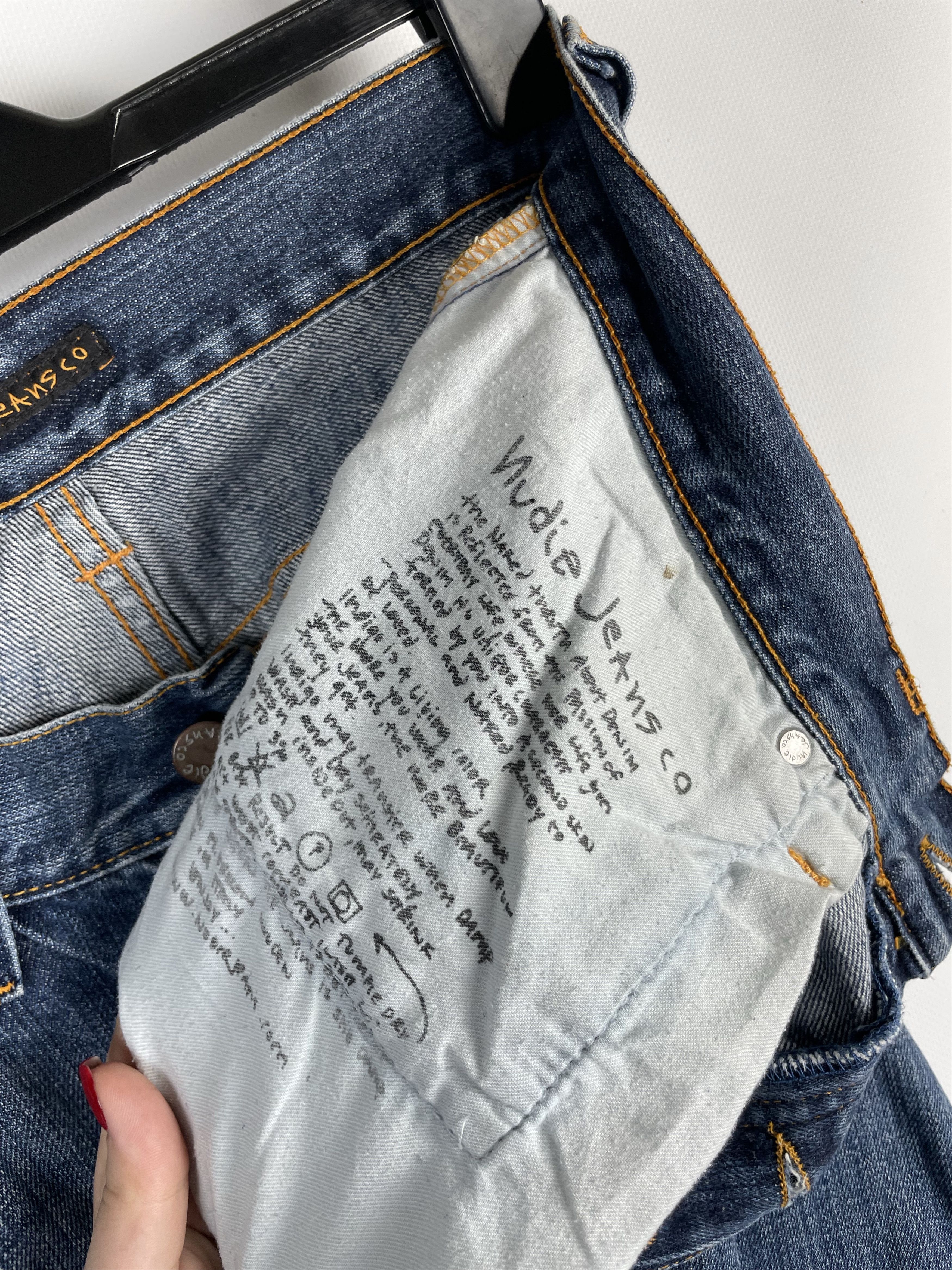 Japanese Brand Nudie Jeans Vintage Mens Denim Pants Size US 33 - 7 Thumbnail