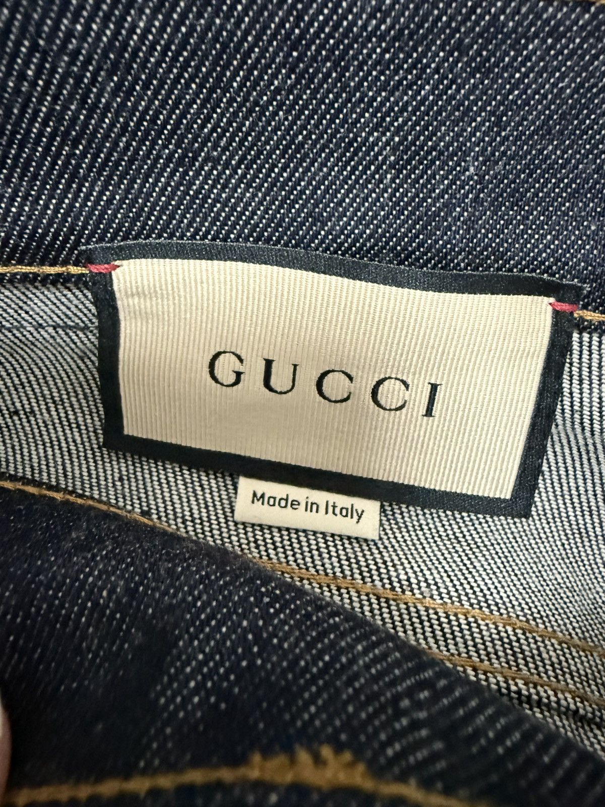 Gucci Gucci roll-up GG monogram denim jeans 32 Size US 32 / EU 48 - 6 Thumbnail
