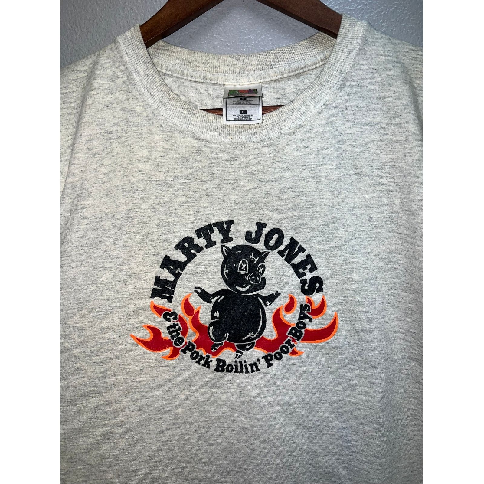 Vintage Vintage Marty Jones Shirt & The Pork Boilin Poor Boys Tee L Size US L / EU 52-54 / 3 - 2 Thumbnail