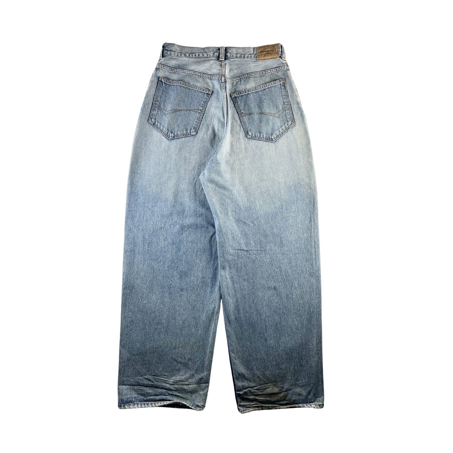 Balenciaga Balenciaga Blue Baggy Jeans Size US 30 / EU 46 - 3 Thumbnail