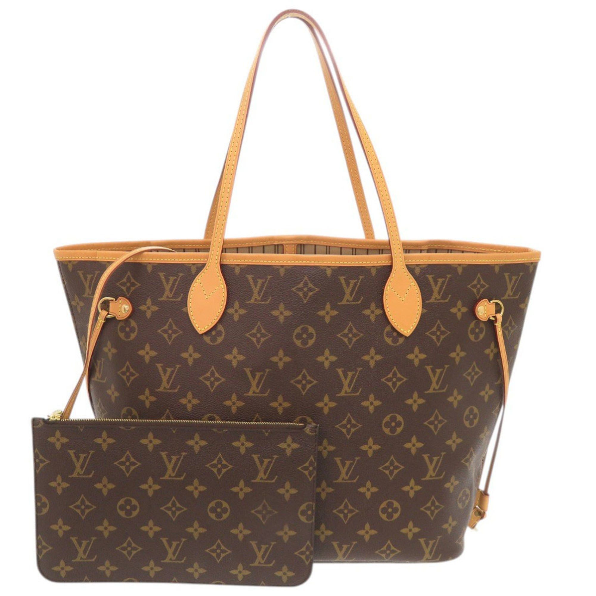 Louis Vuitton Excellent condition Louis Vuitton Neverfull MM handbag with pouch, Monogram M40995 tote bag LV 1165 LOUIS VUITTON Size ONE SIZE - 1 Thumbnail