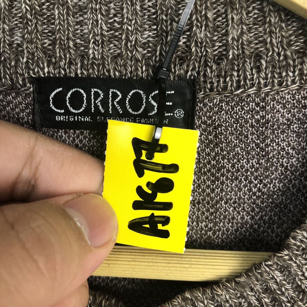 Homespun Knitwear × Japanese Brand Collosse Brown Patterned Cardigans Knitwear #A1877 Size M / US 6-8 / IT 42-44 - 10 Thumbnail