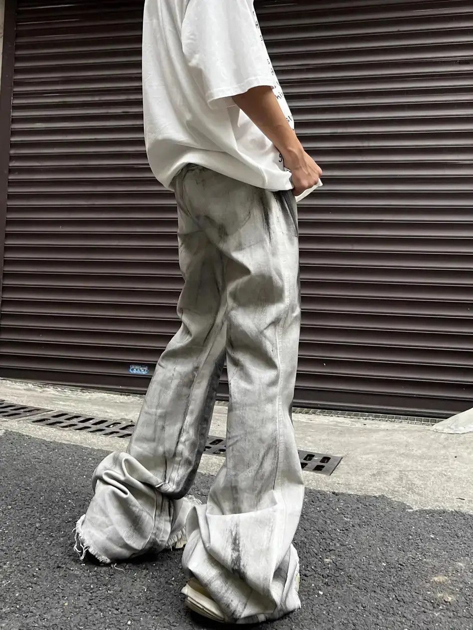 Japanese Brand Retro loose flared jeans Size US 32 / EU 48 - 6 Thumbnail