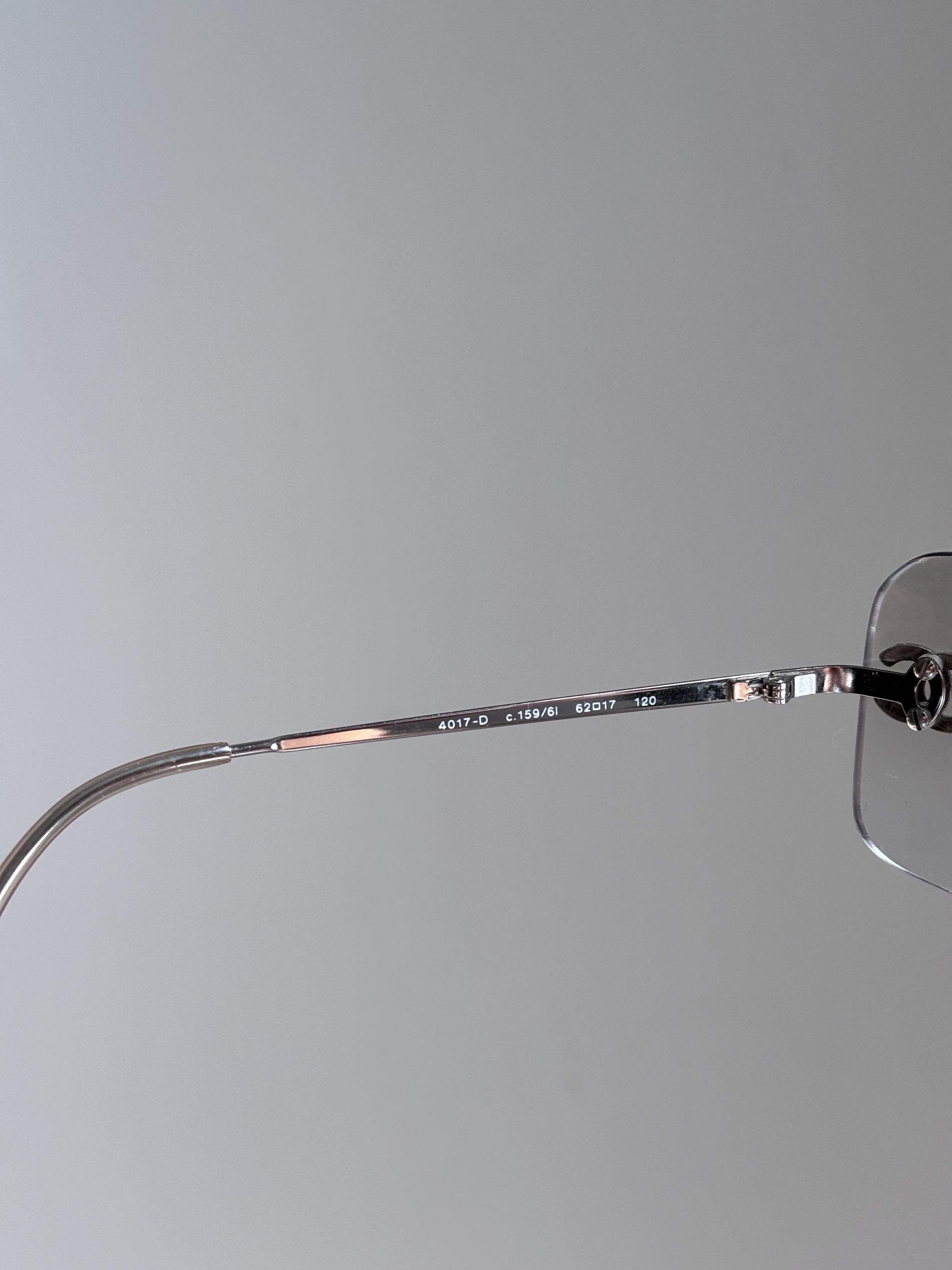 Chanel CHANEL Sunglasses 4017-D Rimless Rhinestones Vintage Size ONE SIZE - 9 Thumbnail