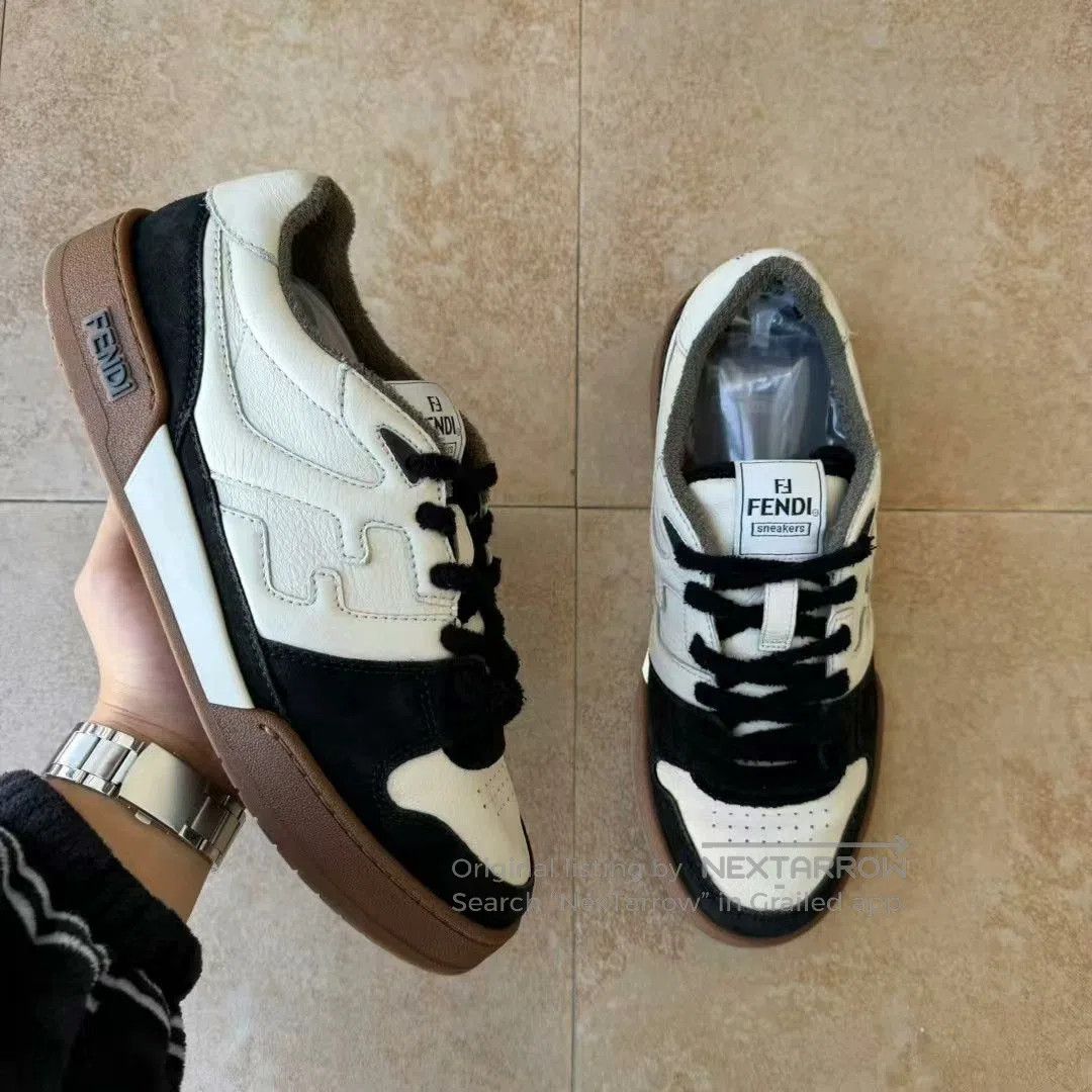 Fendi fendi leather patchwork sneakers size 43. Size US 9 / EU 42 - 1 Thumbnail