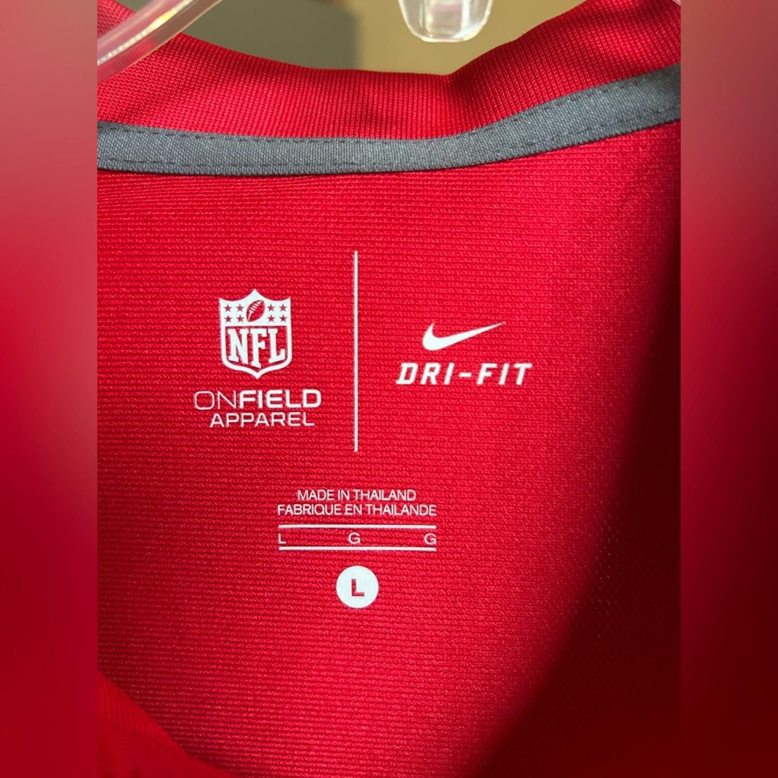 NFL NFL Red Men's Polo with Falcons Logo Size US L / EU 52-54 / 3 - 3 Thumbnail