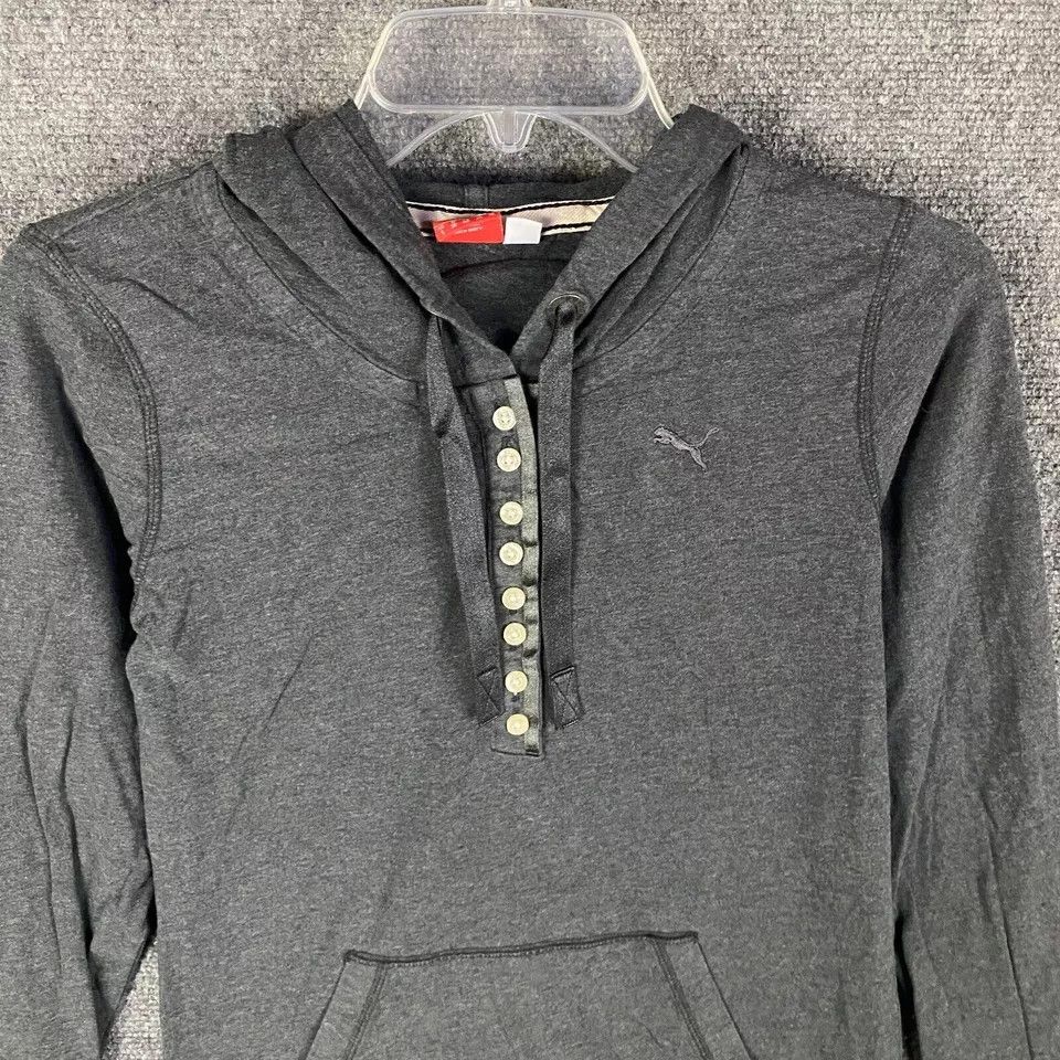 Puma Puma Hoodie Women's Henley Pullover Activewear Drawstring S Size S / US 4 / IT 40 - 2 Thumbnail