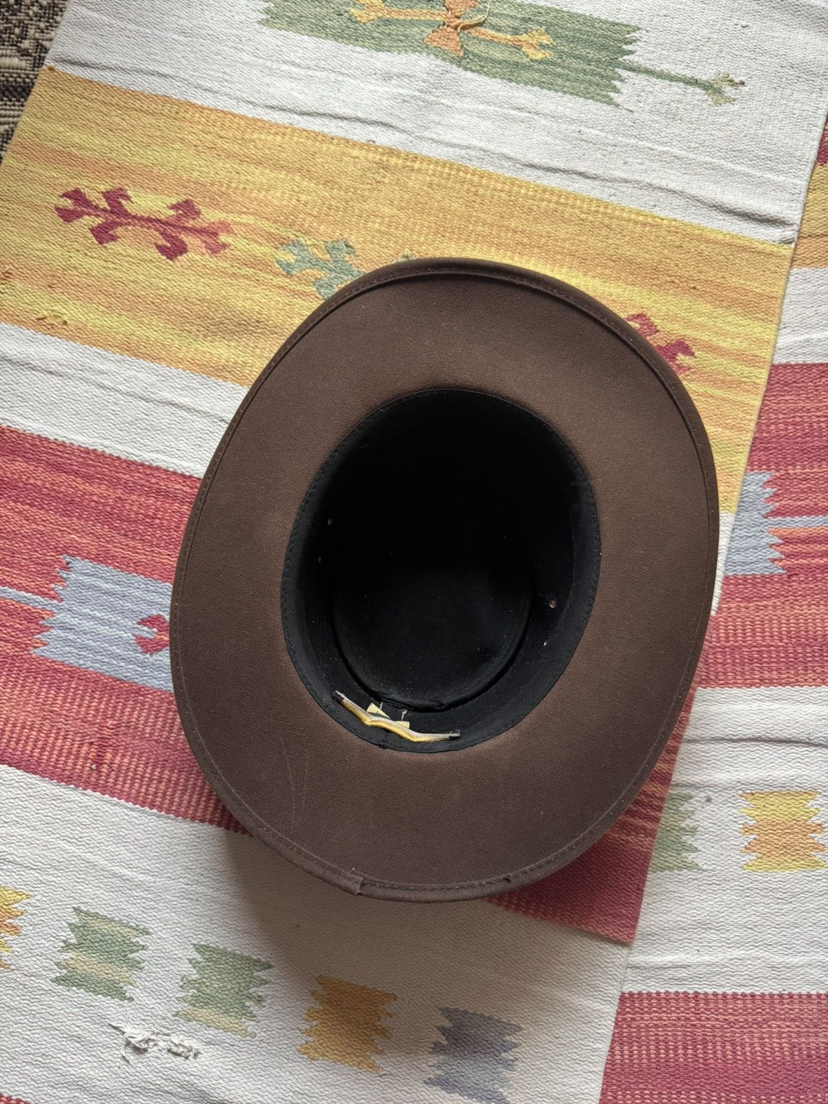 Stetson Vintage P. G. Field Sunfaded Australian Brown Cowboy Hat Size ONE SIZE - 6 Thumbnail