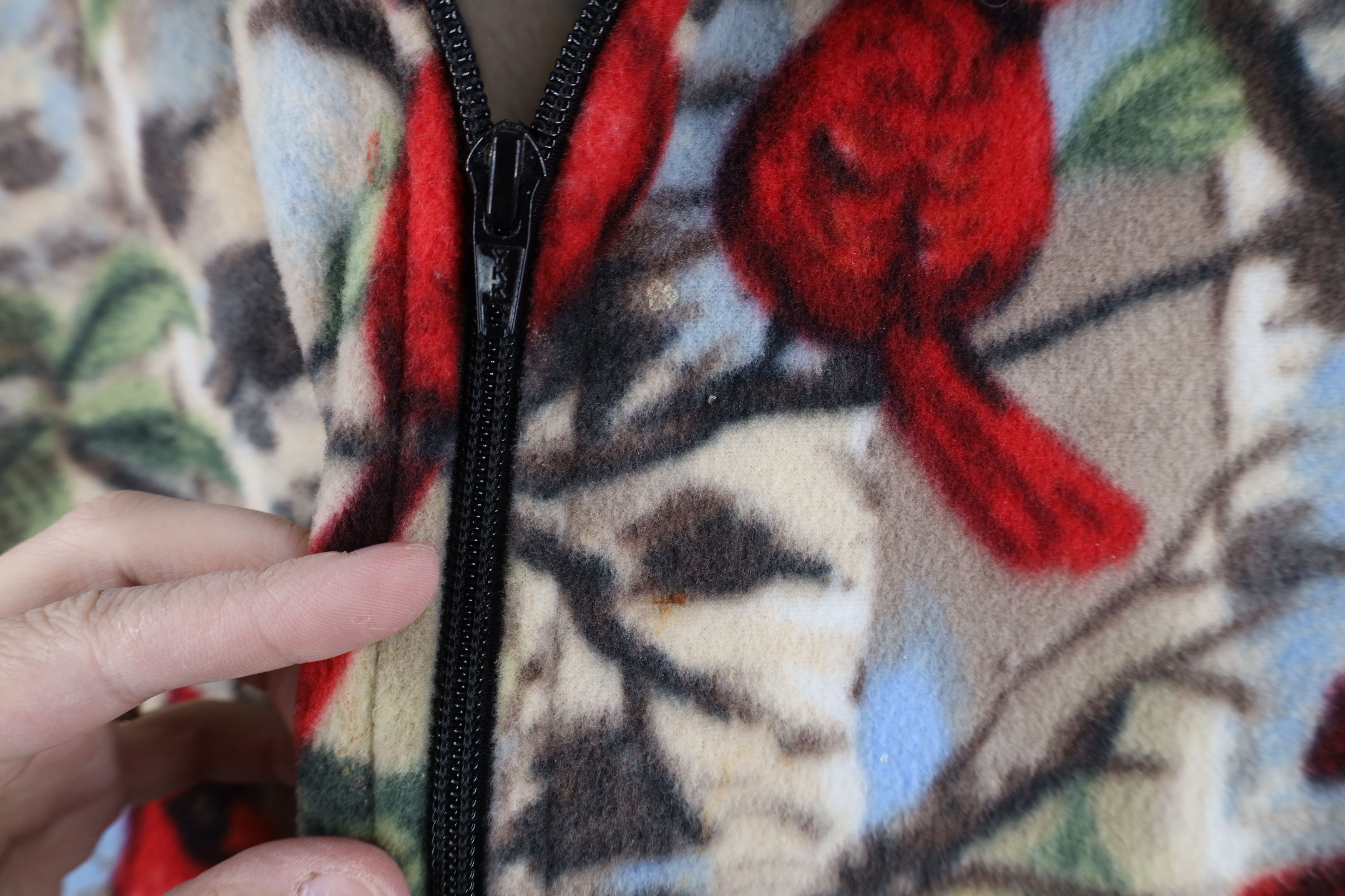 Vintage Vintage 90s Streetwear All Over Print Fleece Vest Jacket USA Size XL / US 12-14 / IT 48-50 - 5 Thumbnail