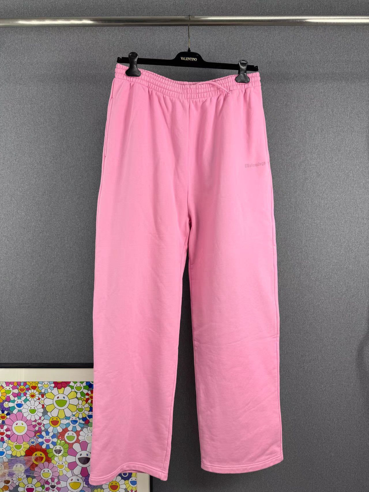 Balenciaga BALENCIAGA Double B Embroidery Small Logo Pants K1 Size US 33 - 1 Thumbnail