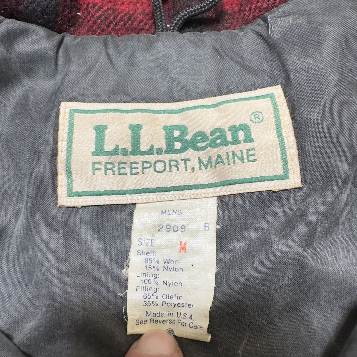 L.L. Bean Vintage LL Bean flannel bomber jacket Size US M / EU 48-50 / 2 - 4 Thumbnail