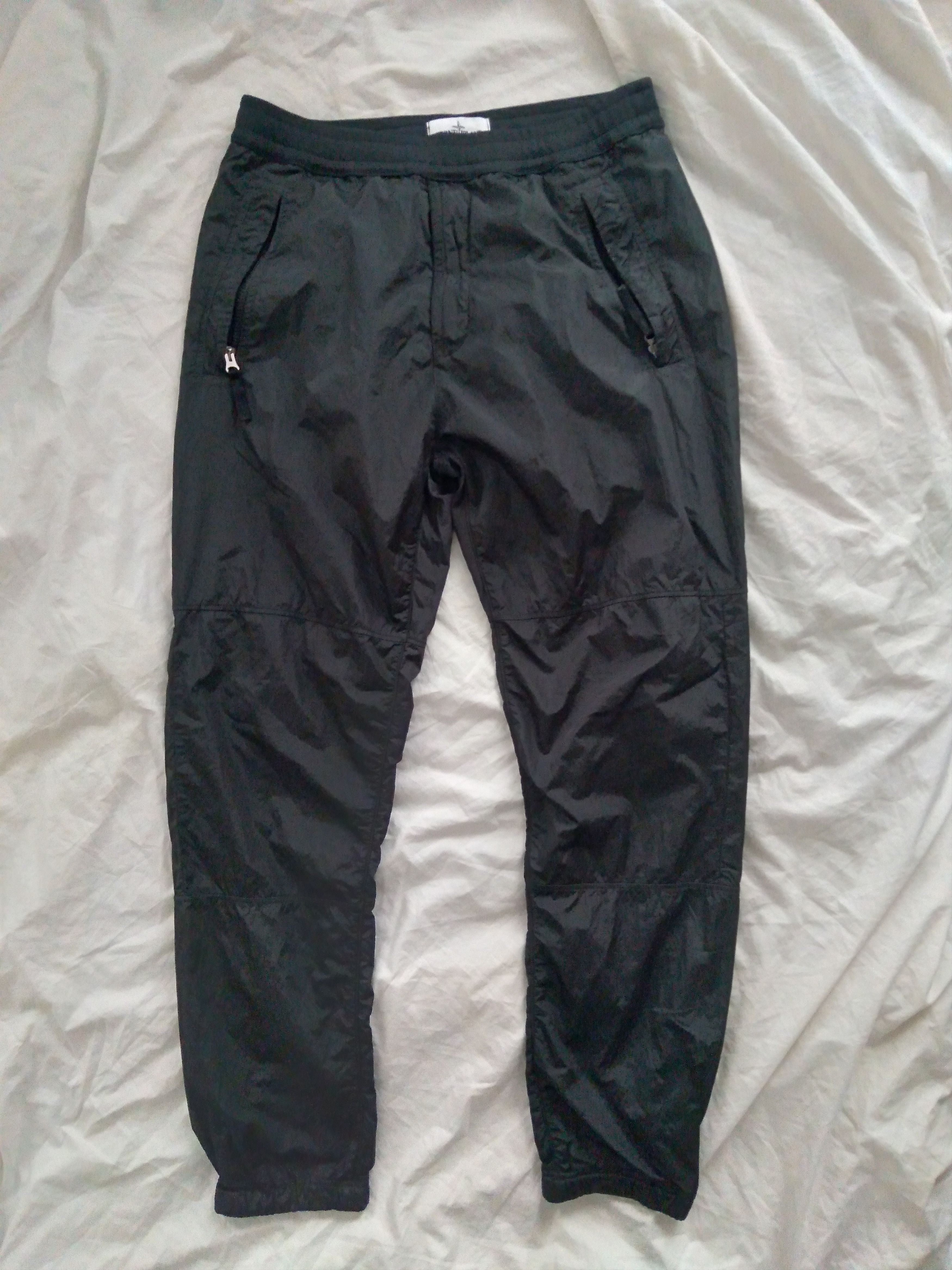 Stone Island Nylon Ripstop Jogger Pants RE T 30 black Size US 31 - 1 Thumbnail