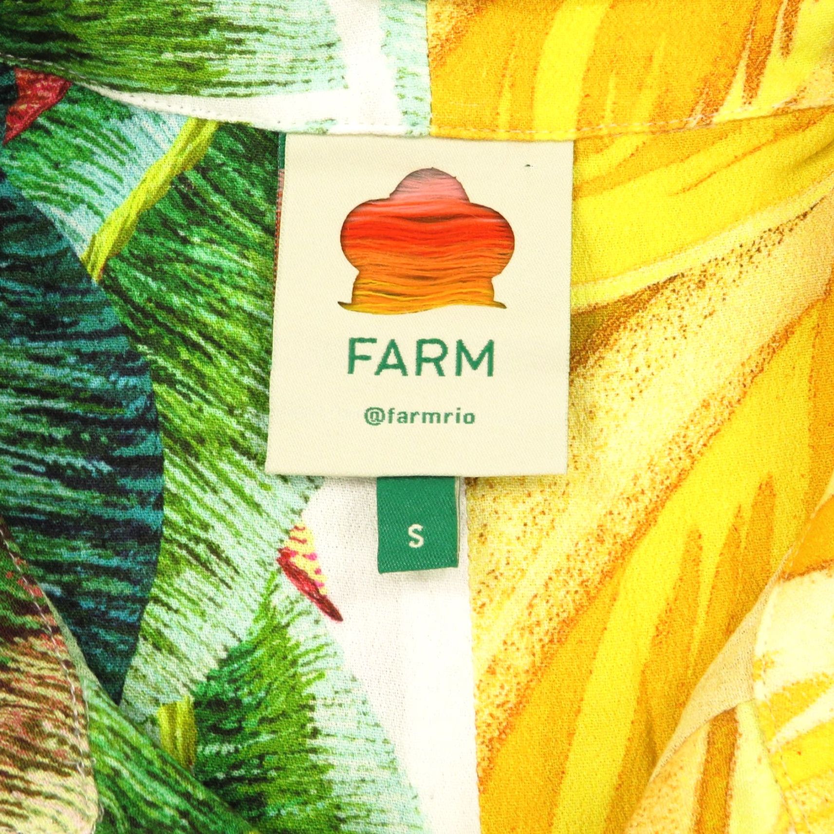 Farm Rio Farm Rio Shirt Women Small Viscose Azaela Forest Hawaiian Vacation Button Collar Size S / US 4 / IT 40 - 4 Thumbnail