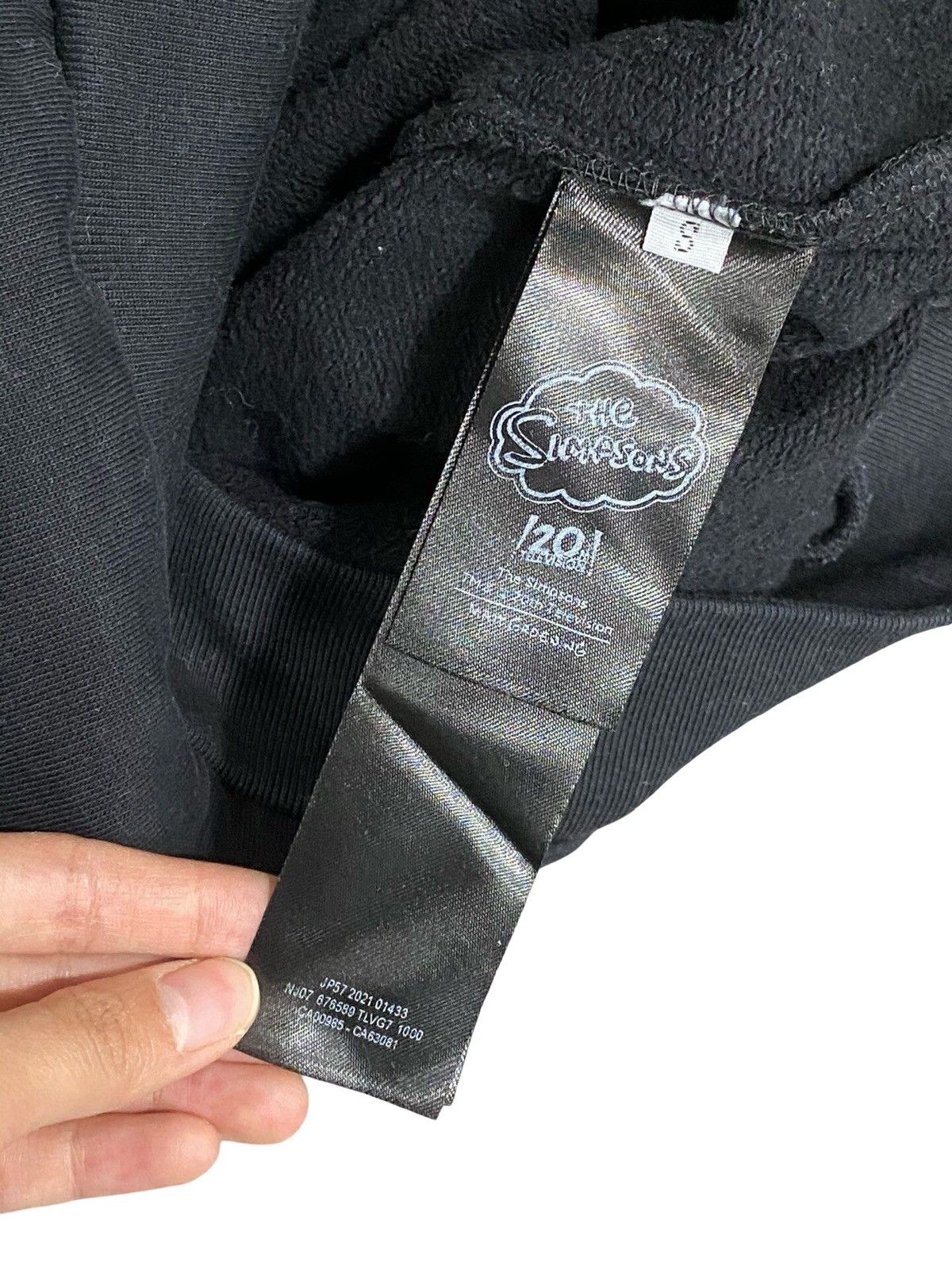 Balenciaga Balenciaga x The Simpsons wide-fit black cotton hoodie. Size S / US 4 / IT 40 - 6 Thumbnail