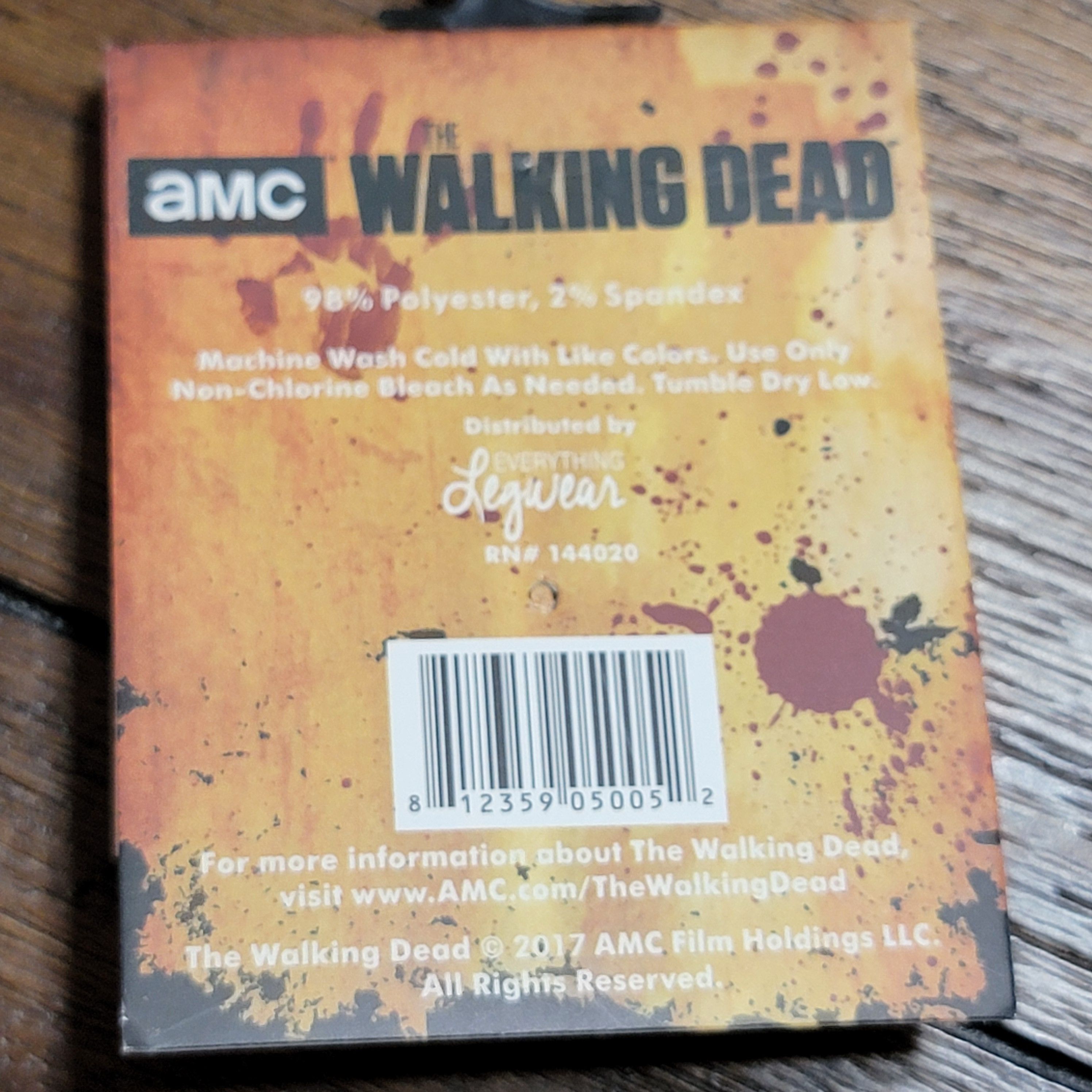 Other 2 Pair AMC Walking Dead Crew Socks -OSFM NWT Size ONE SIZE - 4 Thumbnail