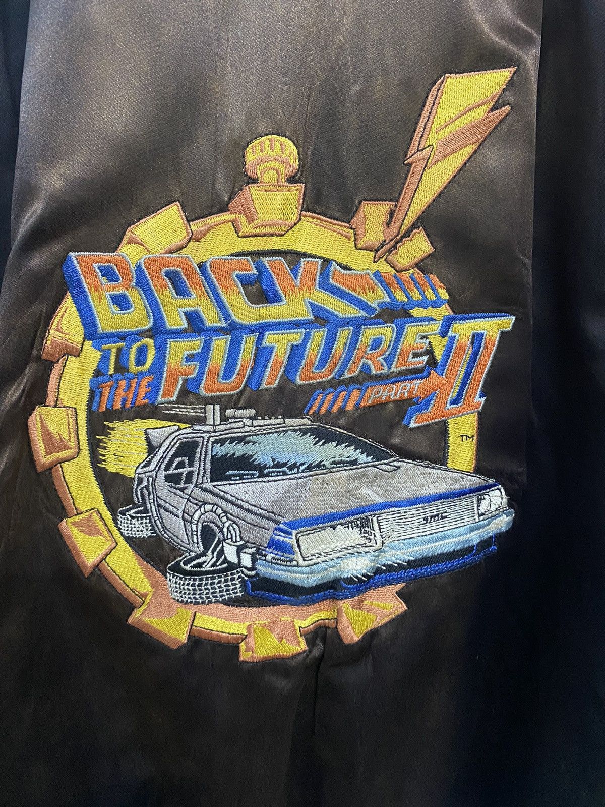 Universal Studios × Vintage Rare 1989 Back to The Future Promo Movie Bomber Sunfaded Size US M / EU 48-50 / 2 - 7 Thumbnail