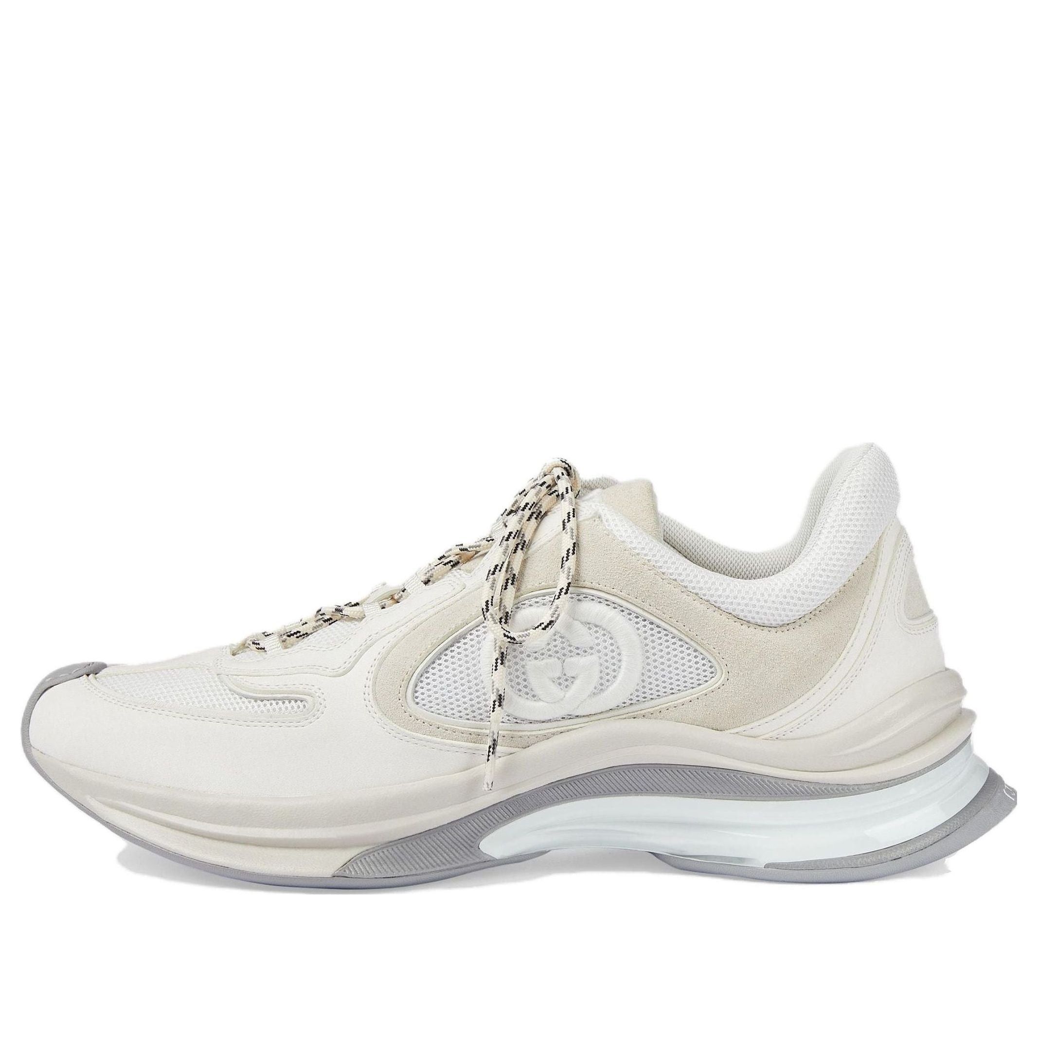 Gucci o1mt1gz0825 Men's Gucci Run Sneakers in White Size US 6.5 / EU 39-40 - 1 Thumbnail