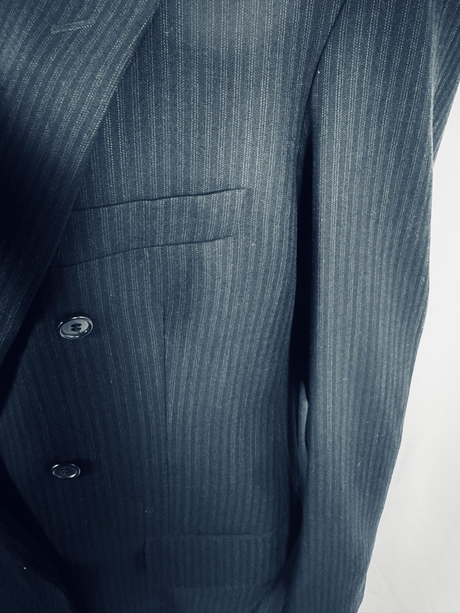 Maison Margiela Vintage Martin Margiela Double Breasted Pinstripe Blazer 42 Size M / US 6-8 / IT 42-44 - 11 Thumbnail