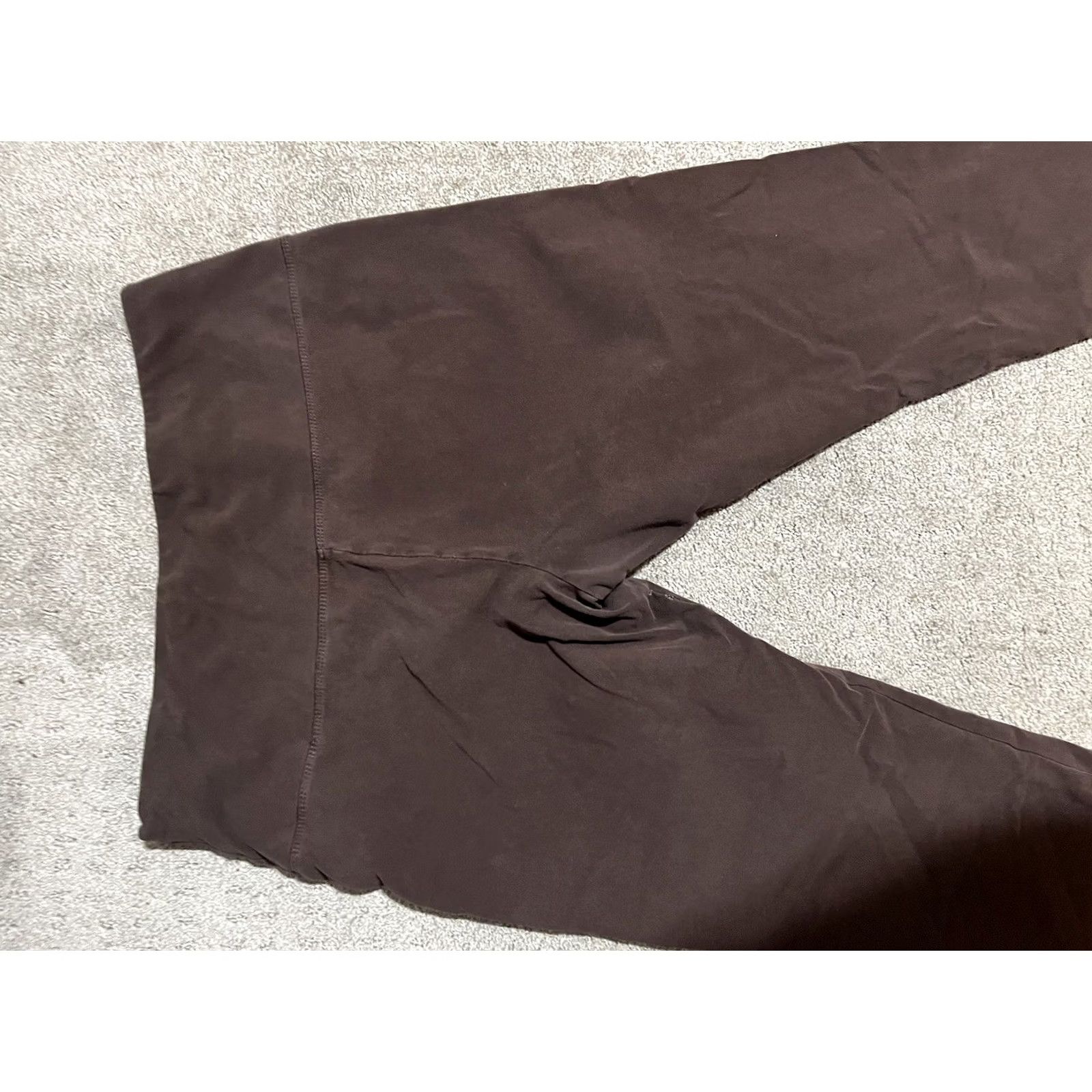 Vintage Suave Leggings Legging Brown Size L Womens Stretch Tummy Control Modern 2010s Vintage? Size 36" / US 14 / IT 50 - 4 Thumbnail