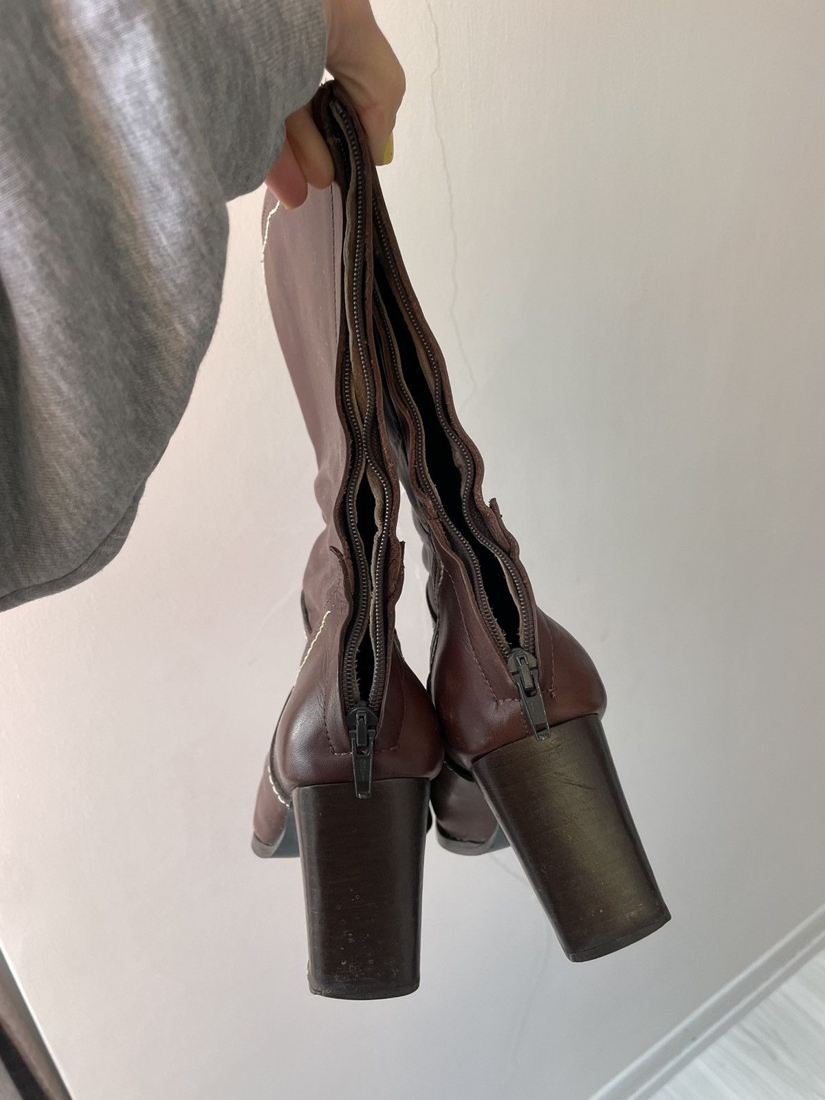 Vintage Vintage leather boots Size US 6.5 / IT 36.5 - 8 Thumbnail