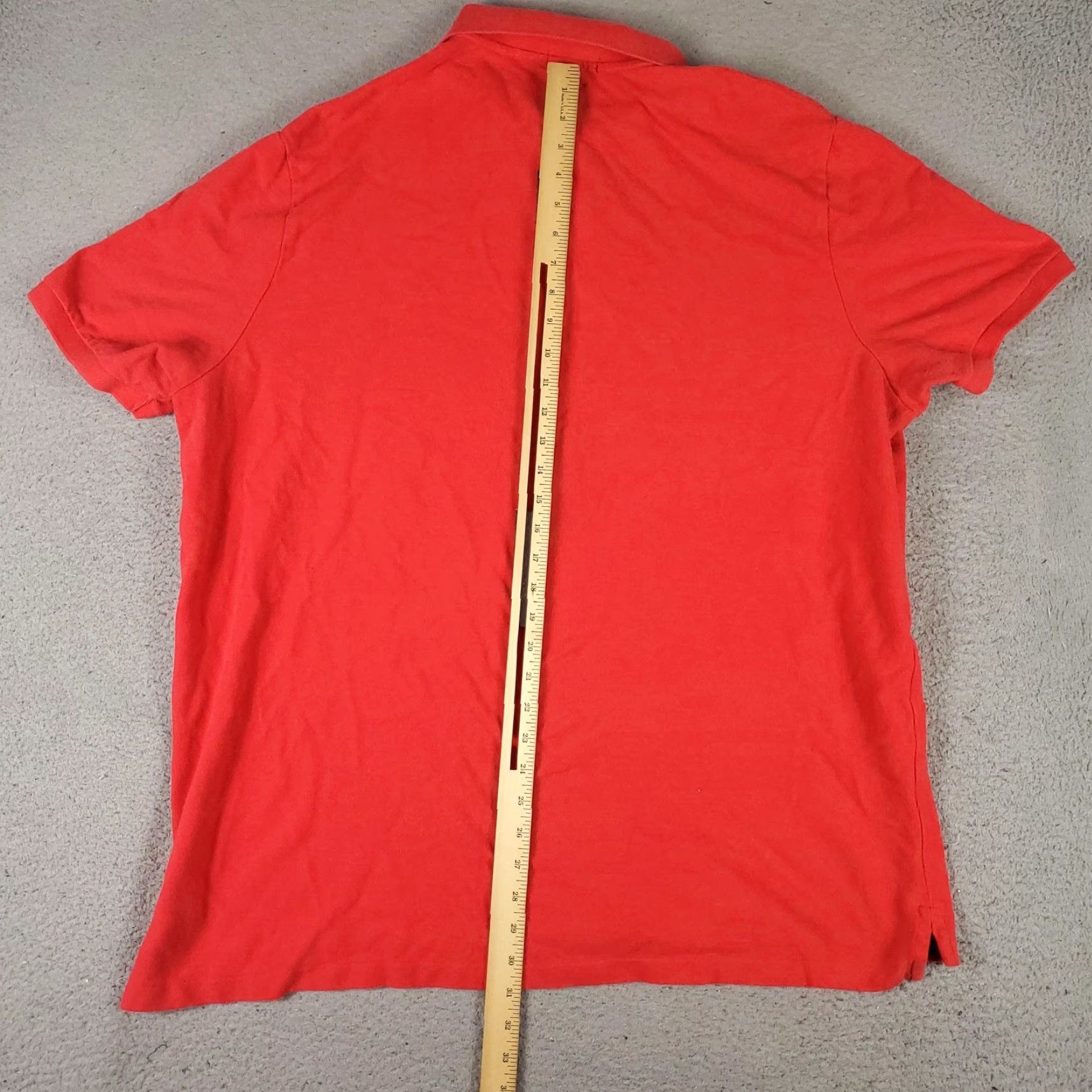 Polo Ralph Lauren Polo Ralph Lauren Shirt 2XL Red Classic Fit Short Sleeve Collared Polo Mens Size US XXL / EU 58 / 5 - 4 Thumbnail