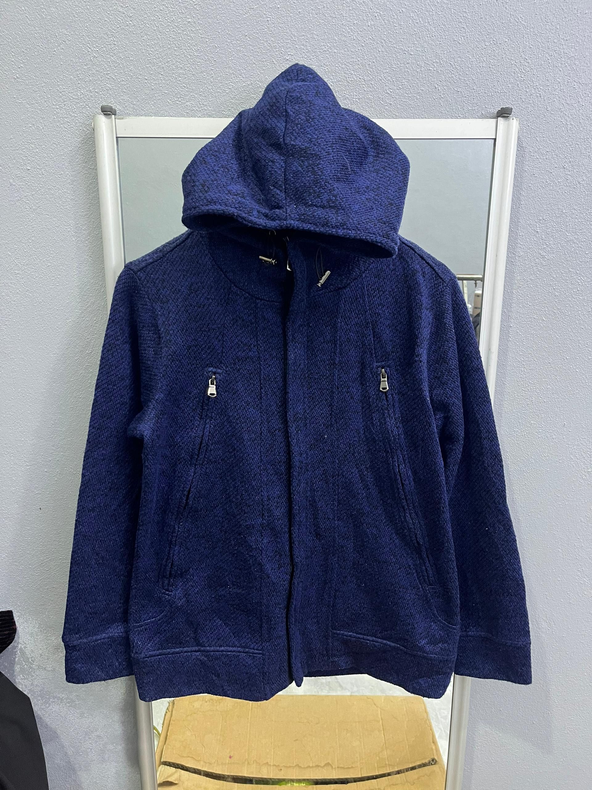 Japanese Brand Growth by Grail Textured Zip Hoodie Japan Size US M / EU 48-50 / 2 - 1 Thumbnail