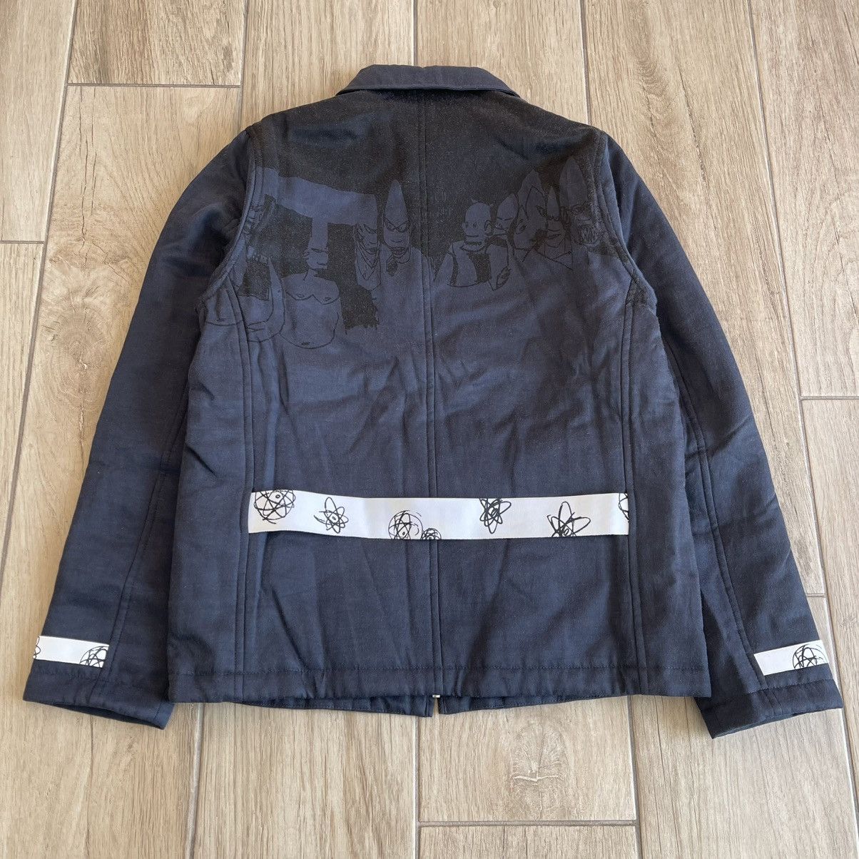 Undercover AW2001/02 D.A.V.F Futura Art Padded Wool Jacket Size US M / EU 48-50 / 2 - 2 Thumbnail