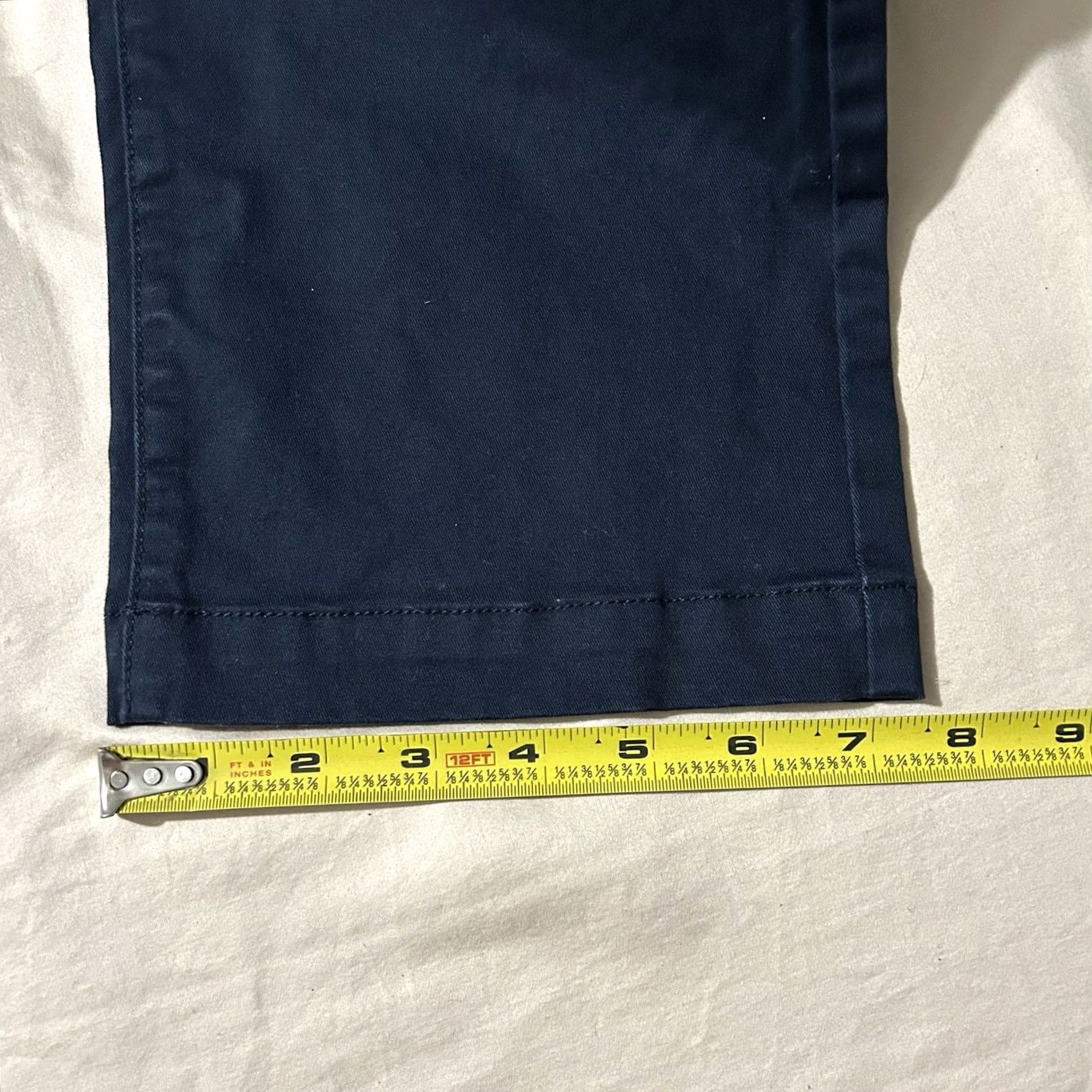 UNTUCKit Untuckit Men Pants Straight Navy Chino 34X32 Regular Blue Chino Pants Mens Size US 34 / EU 50 - 6 Thumbnail