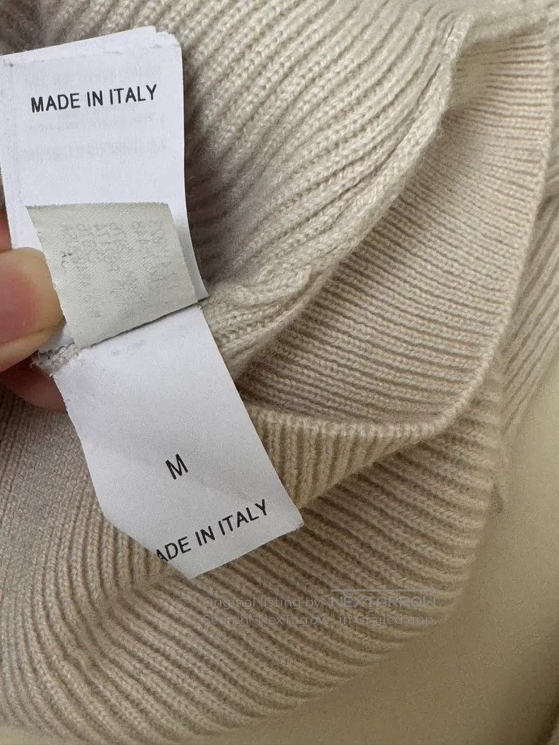 Brunello Cucinelli Brunello Cucinelli Beige Cashmere Sweater Size M / US 6-8 / IT 42-44 - 8 Thumbnail