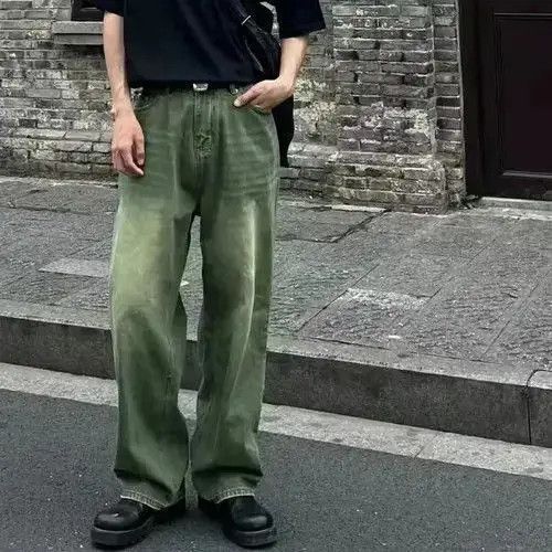 Japanese Brand skate washed flared fade baggy jeans Size US 32 / EU 48 - 3 Thumbnail