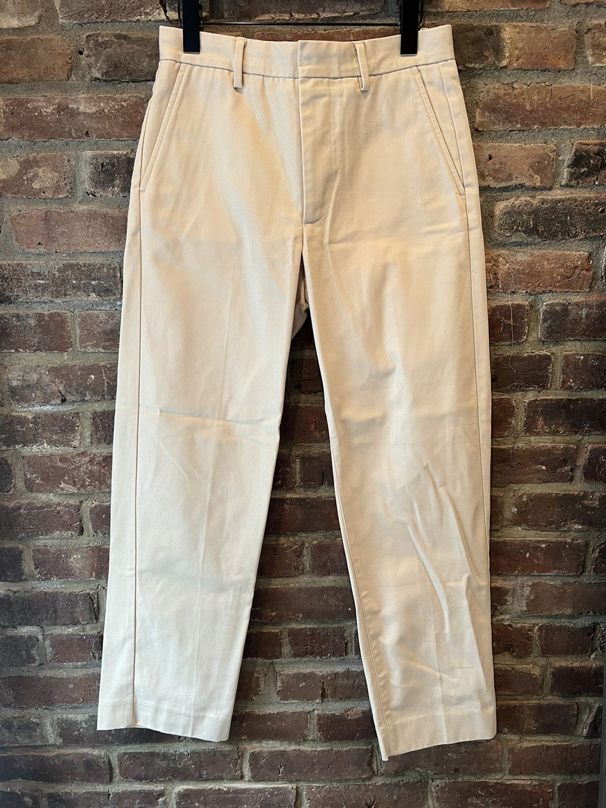 Acne Studios Acne Studios Beige-Pink Twill Trousers Size US 28 / EU 44 - 1 Thumbnail