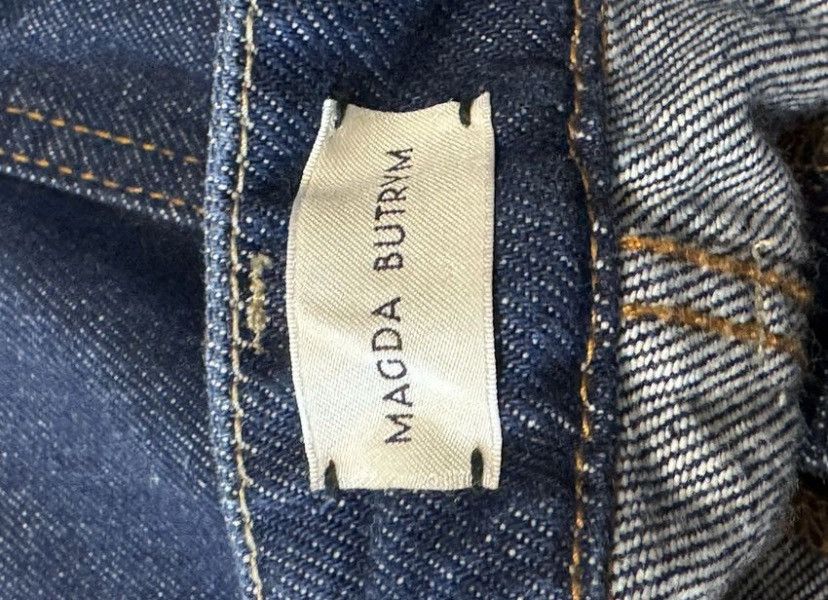 Magda Butrym MAGDA BUTRYM Toteness pleated high-rise tapered jeans Size 25" / US 0 / IT 36 - 4 Thumbnail