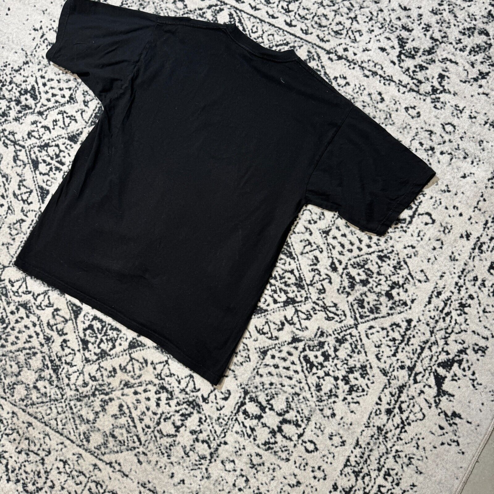 Vintage Vintage Black Cotton T-Shirt Size M Dotted Binary Code Y2k Size US M / EU 48-50 / 2 - 7 Thumbnail
