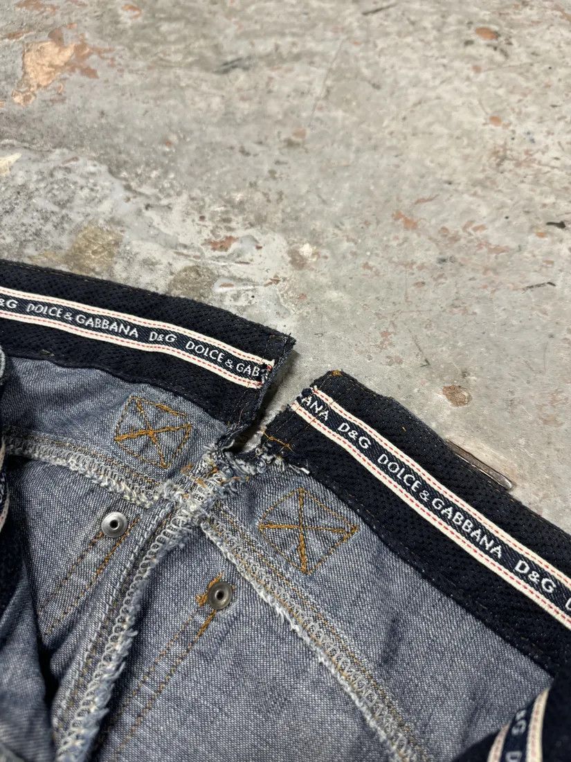 Designer × Dolce & Gabbana × Vintage AW2004 Dolce & Gabbana Blue Cargo Denim Jeans Size US 33 - 9 Thumbnail